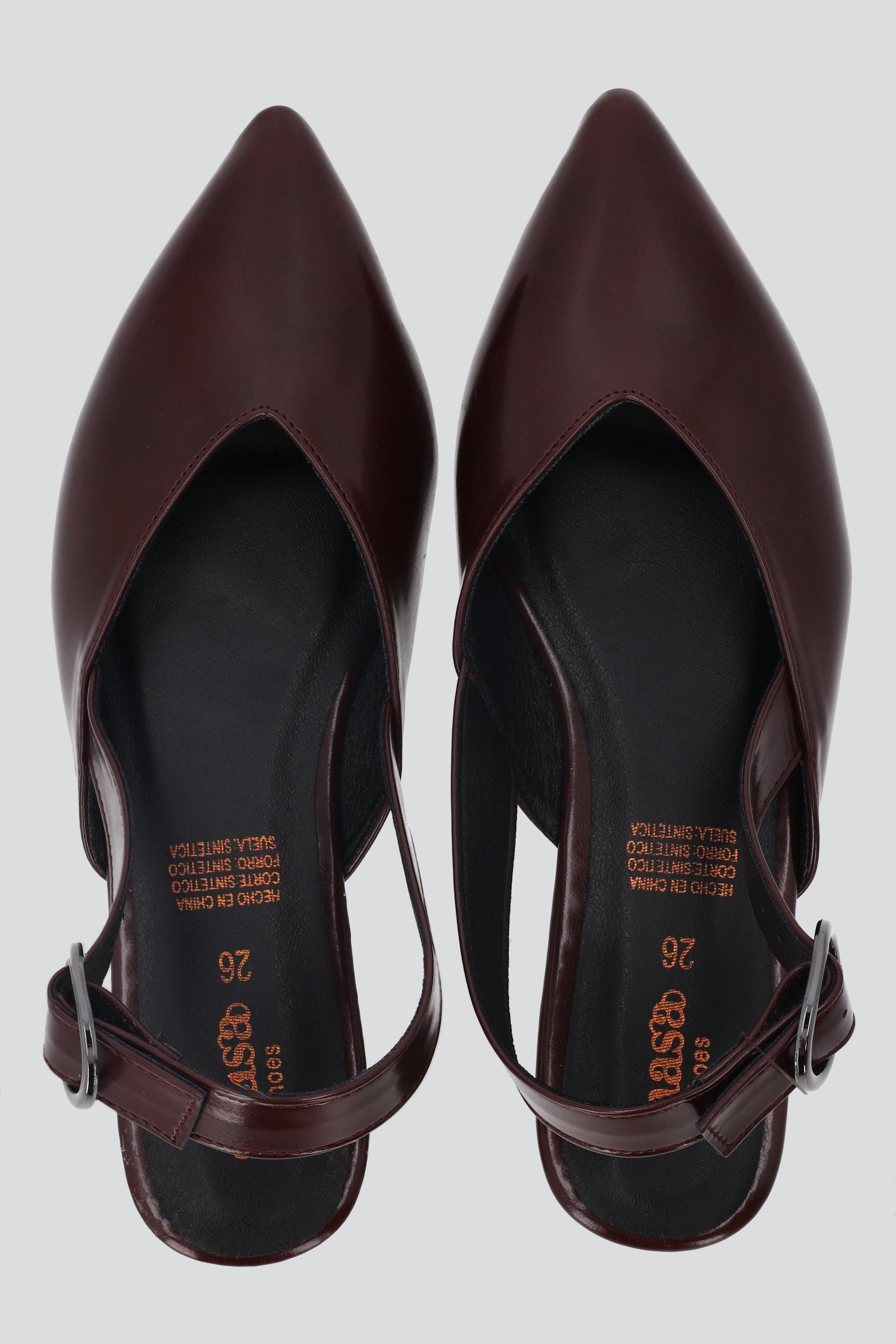 Flat suave slingback pointy VINO