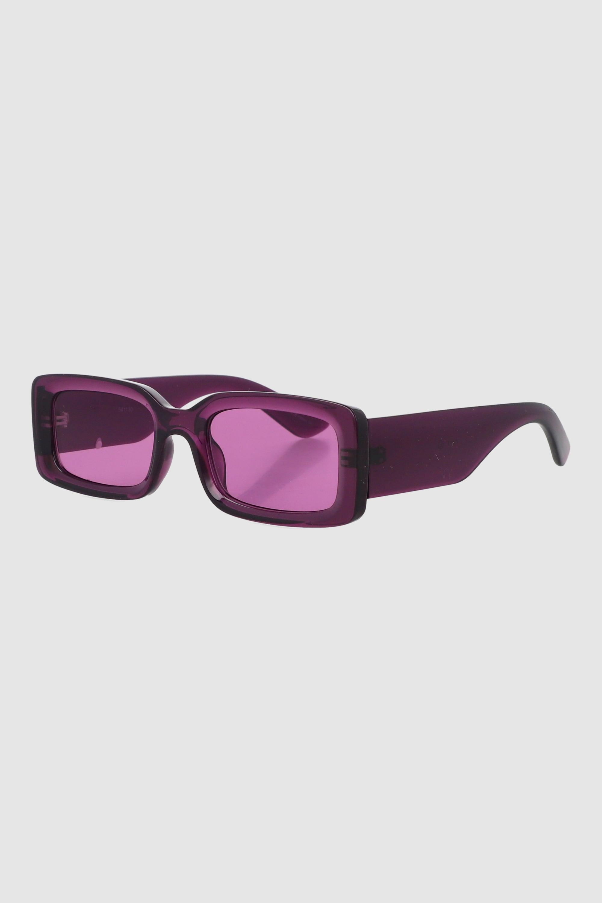 Lentes rectangulo pasta MORADO