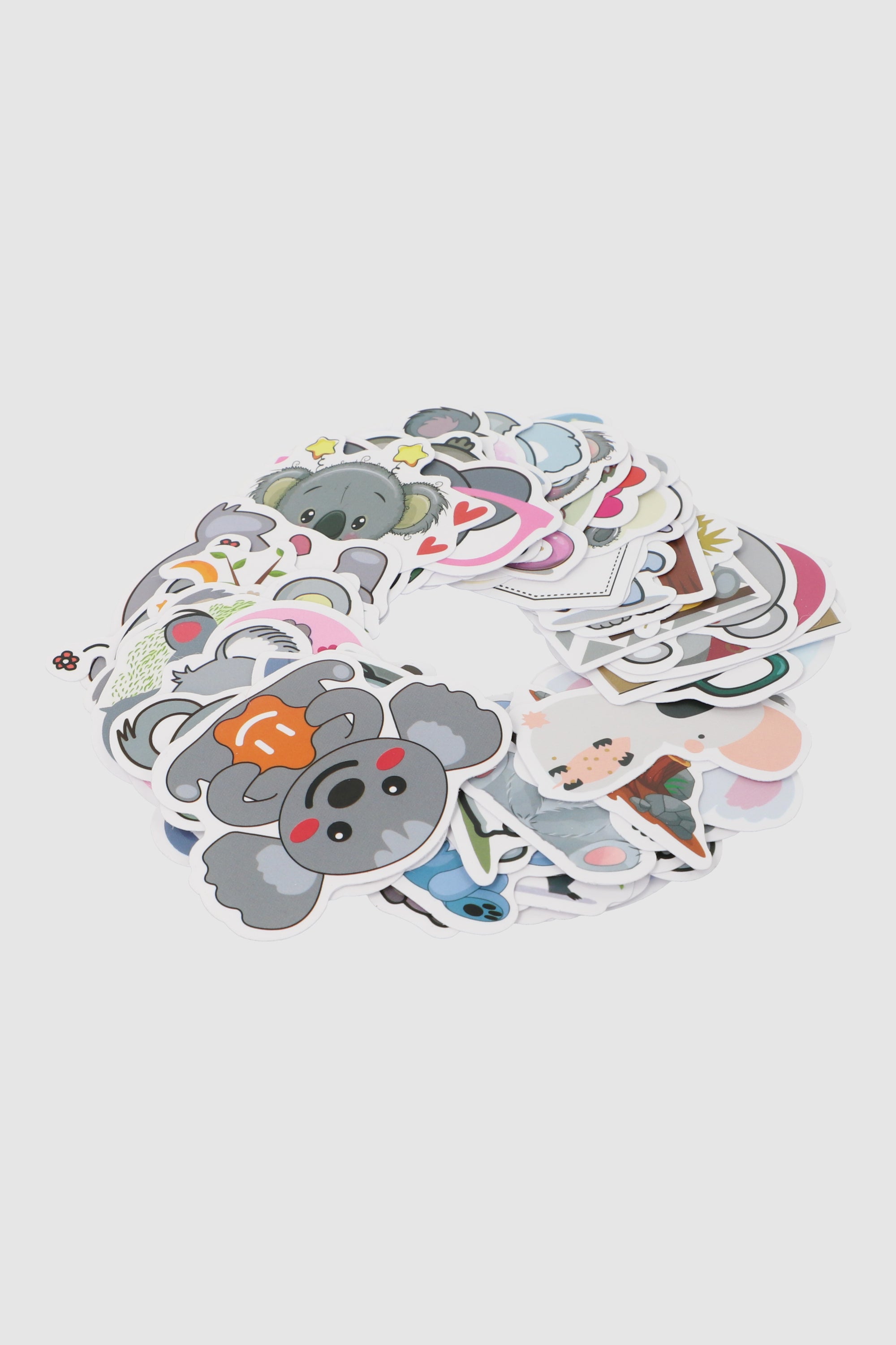 Set 50 stickers koalas GRIS