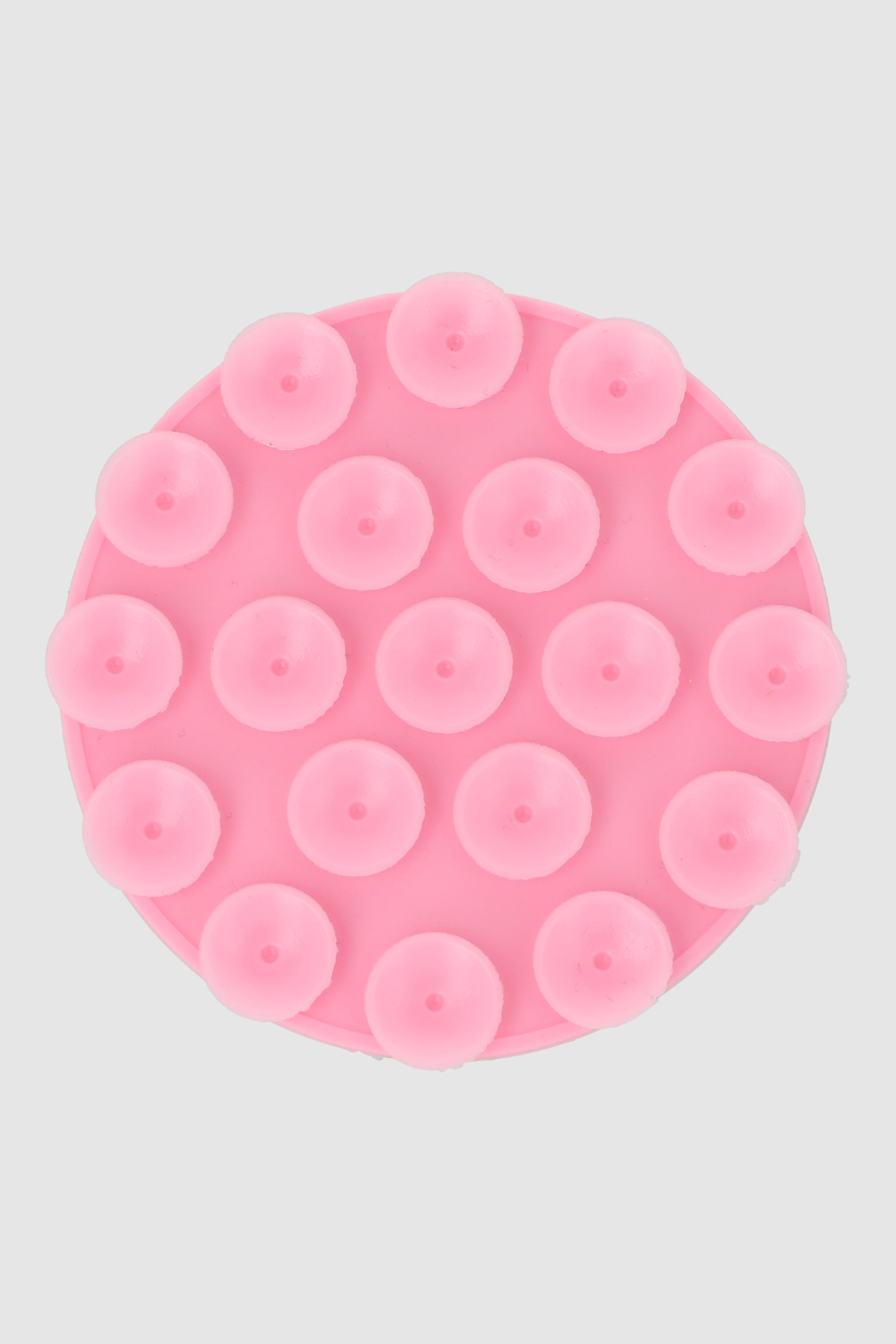 Ventosa para cel circulo con pegamento ROSA
