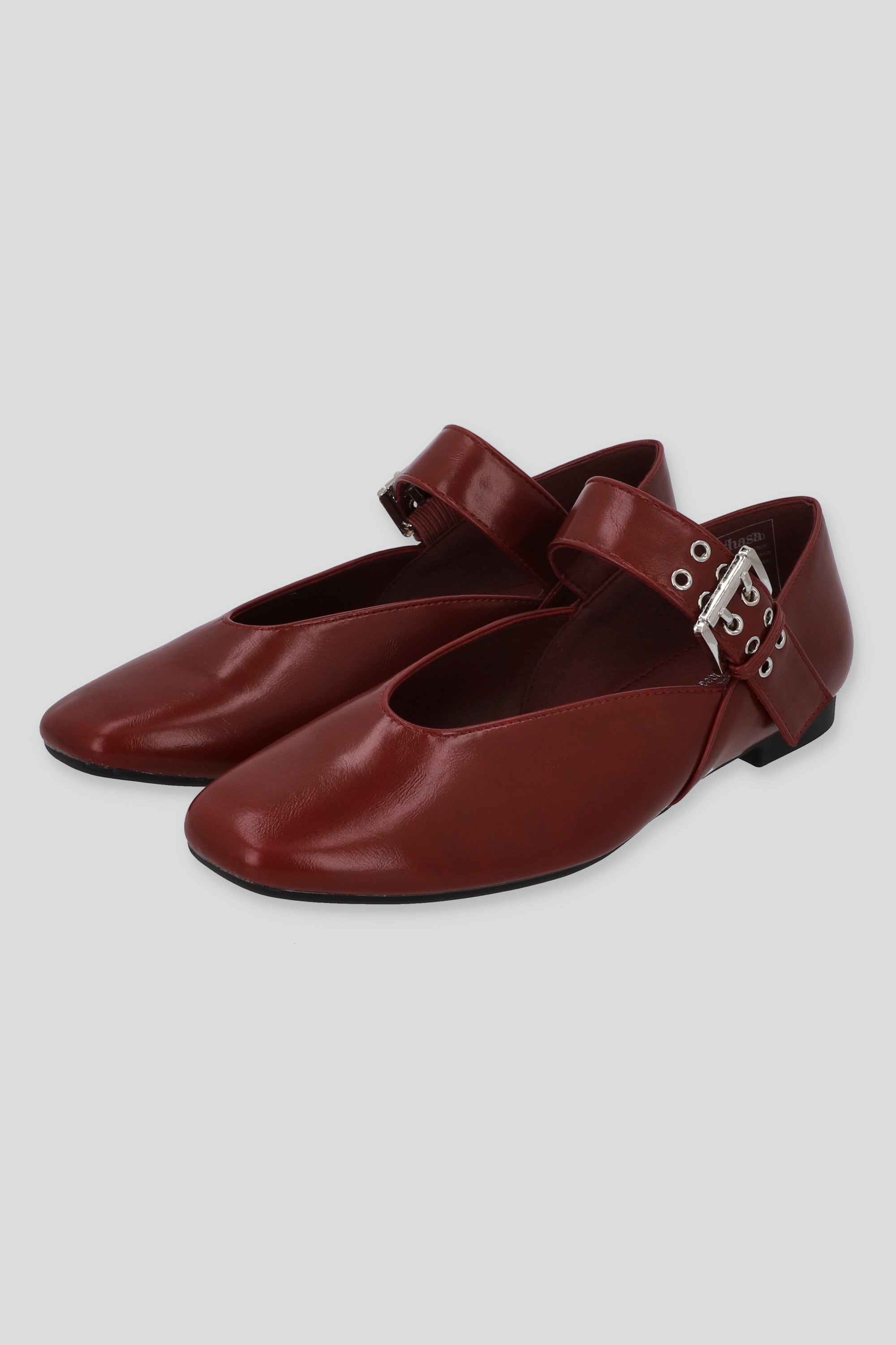 Flat mary jane empeine cerrado VINO