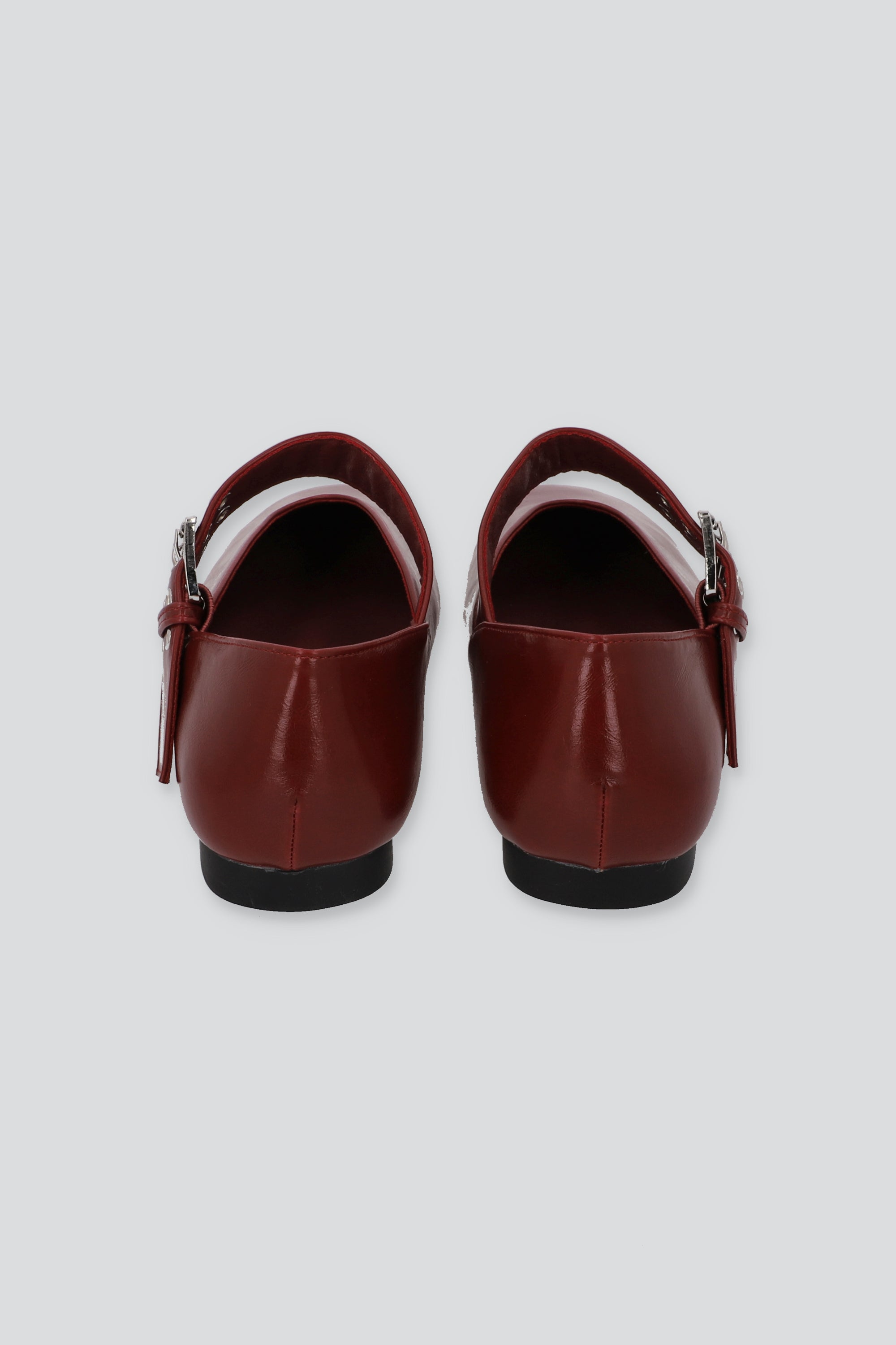Flat mary jane empeine cerrado VINO