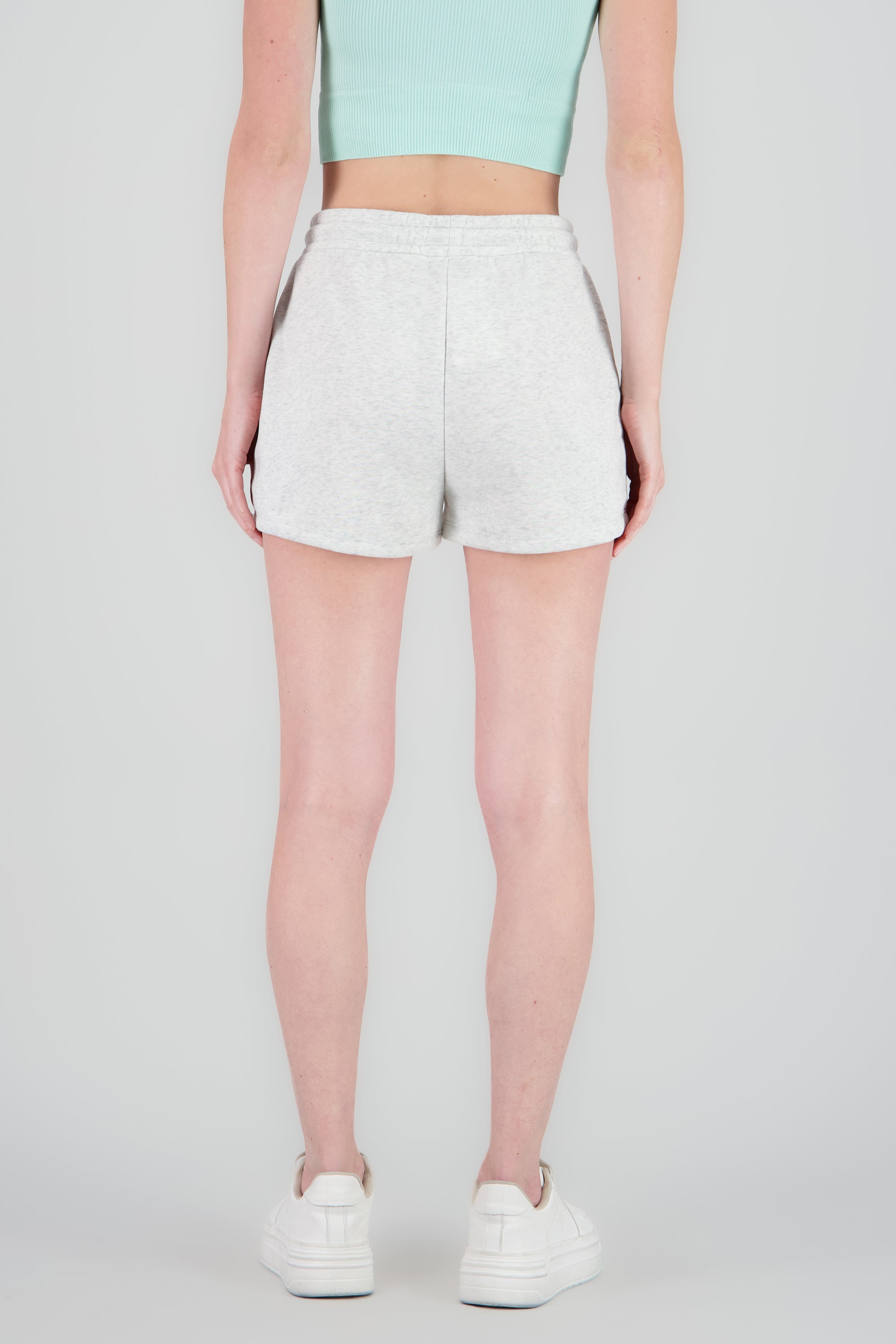 Short corto con fleece GRIS CLARO