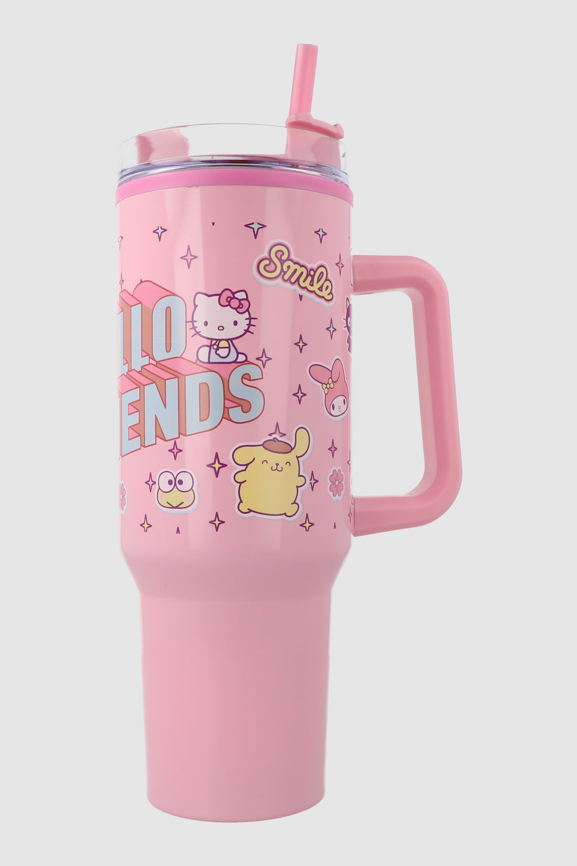 Vaso Asa Hello Kitty Amigos 1200 ml ROSA COMBO