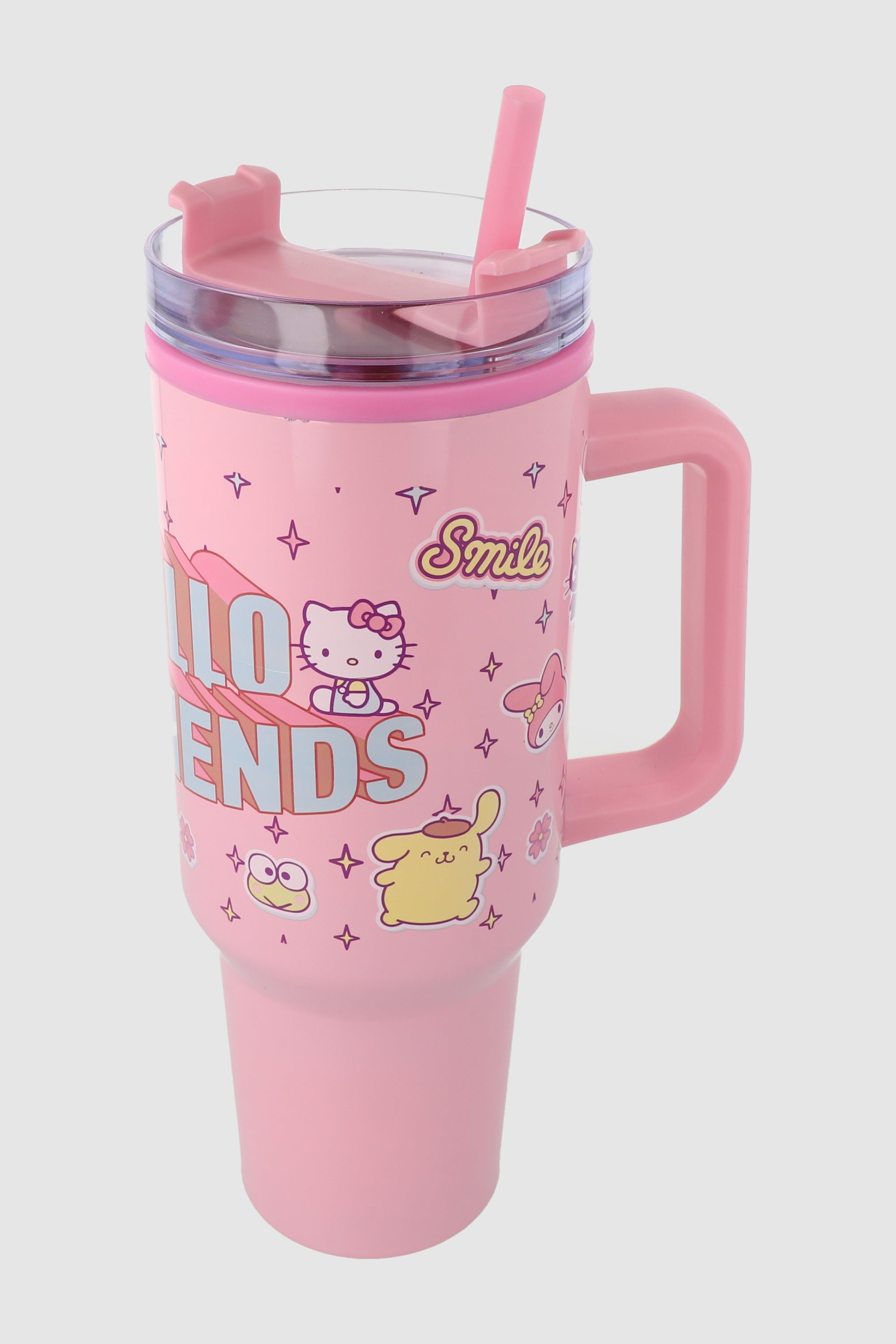 Vaso Asa Hello Kitty Amigos 1200 ml ROSA COMBO