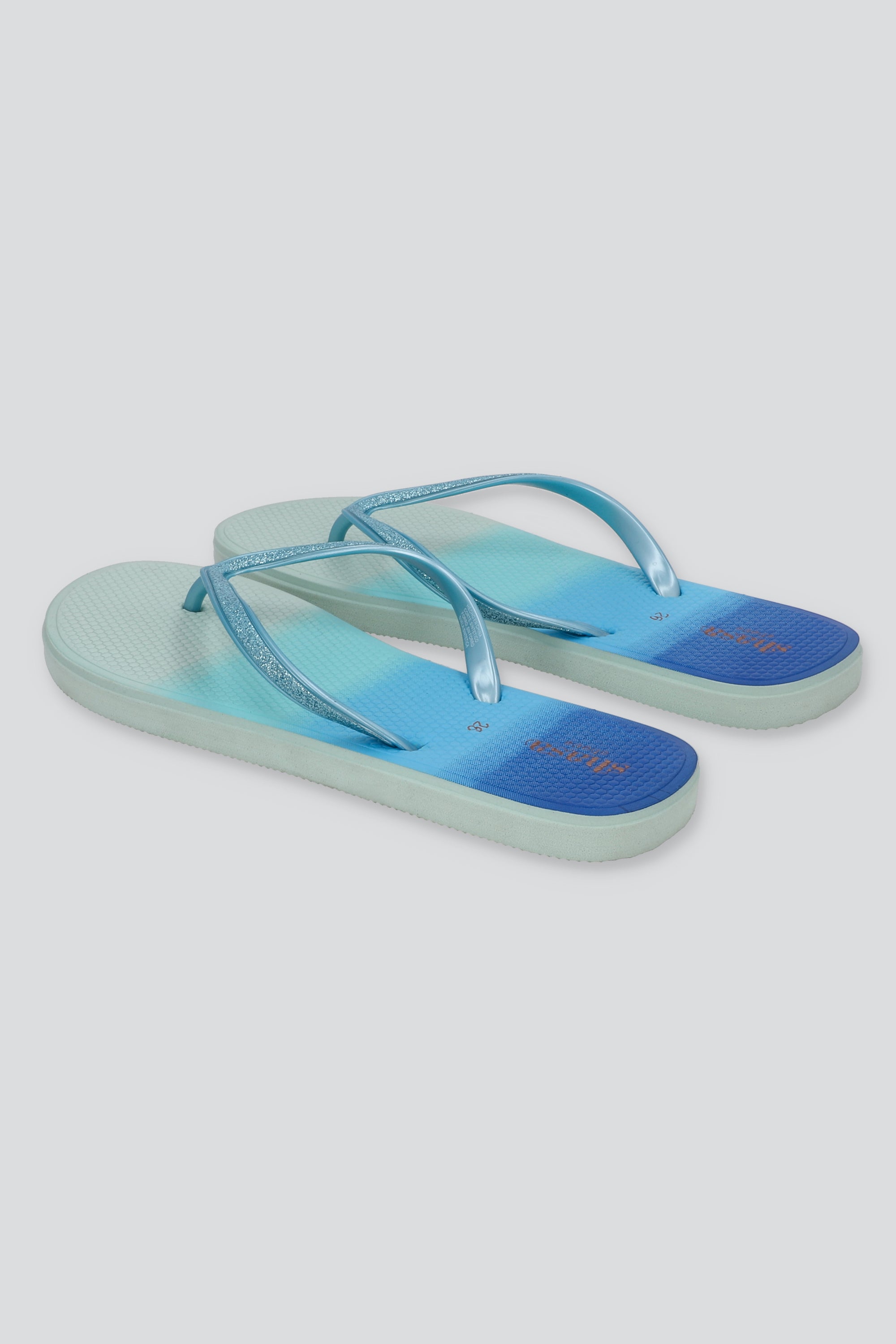 FLIP FLOP OMBRE GLITTER AZUL