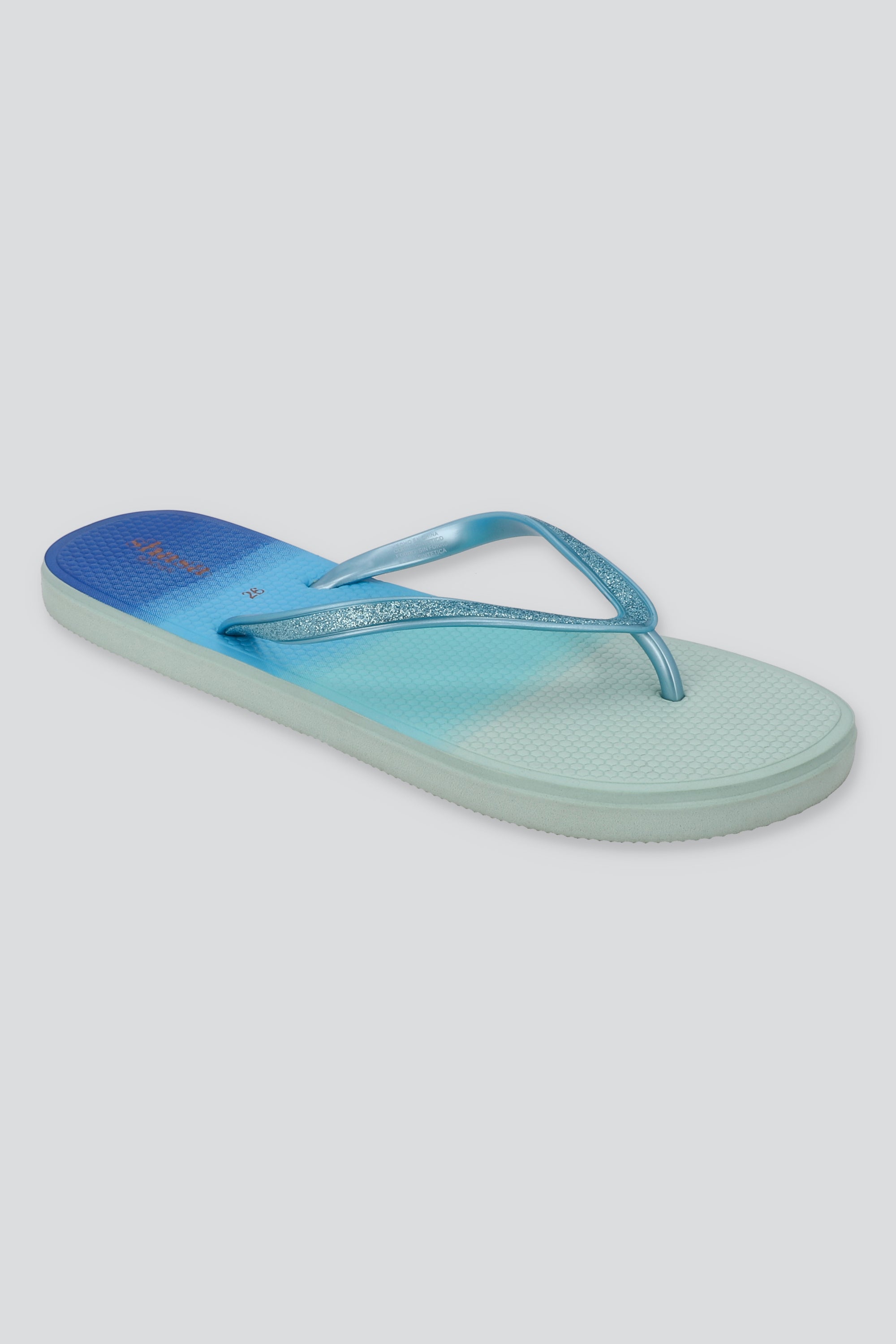 FLIP FLOP OMBRE GLITTER AZUL