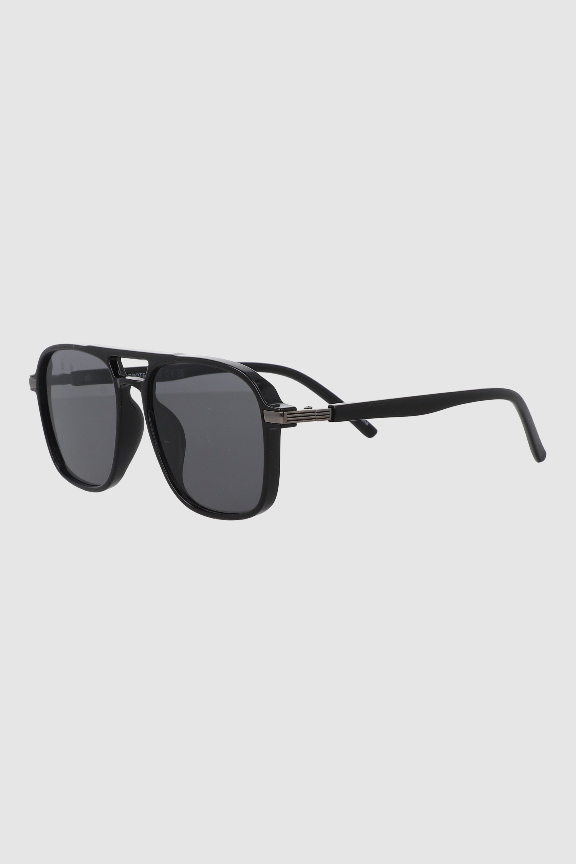 Lentes aviador rectangulo pasta NEGRO