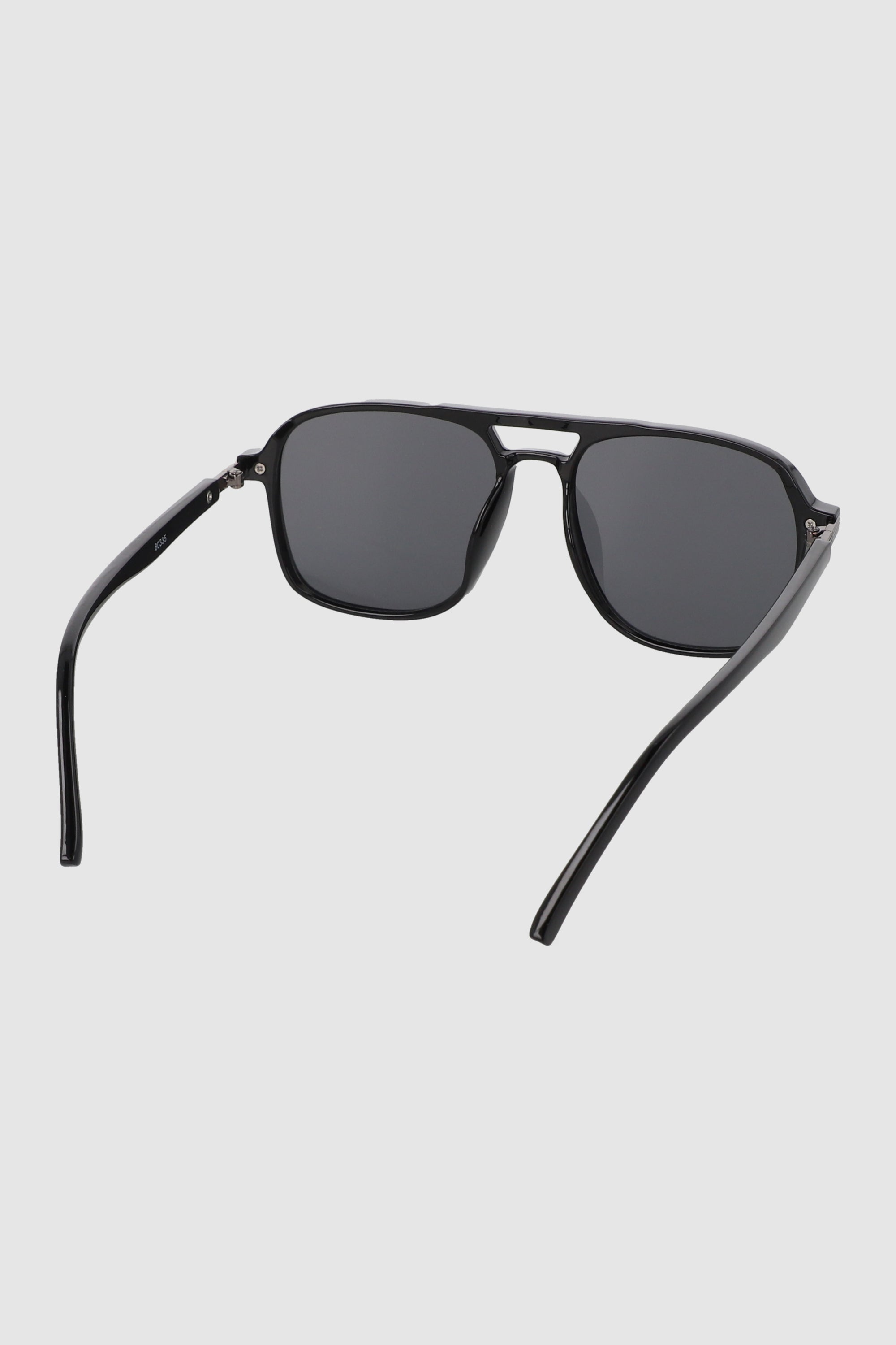 Lentes aviador rectangulo pasta NEGRO