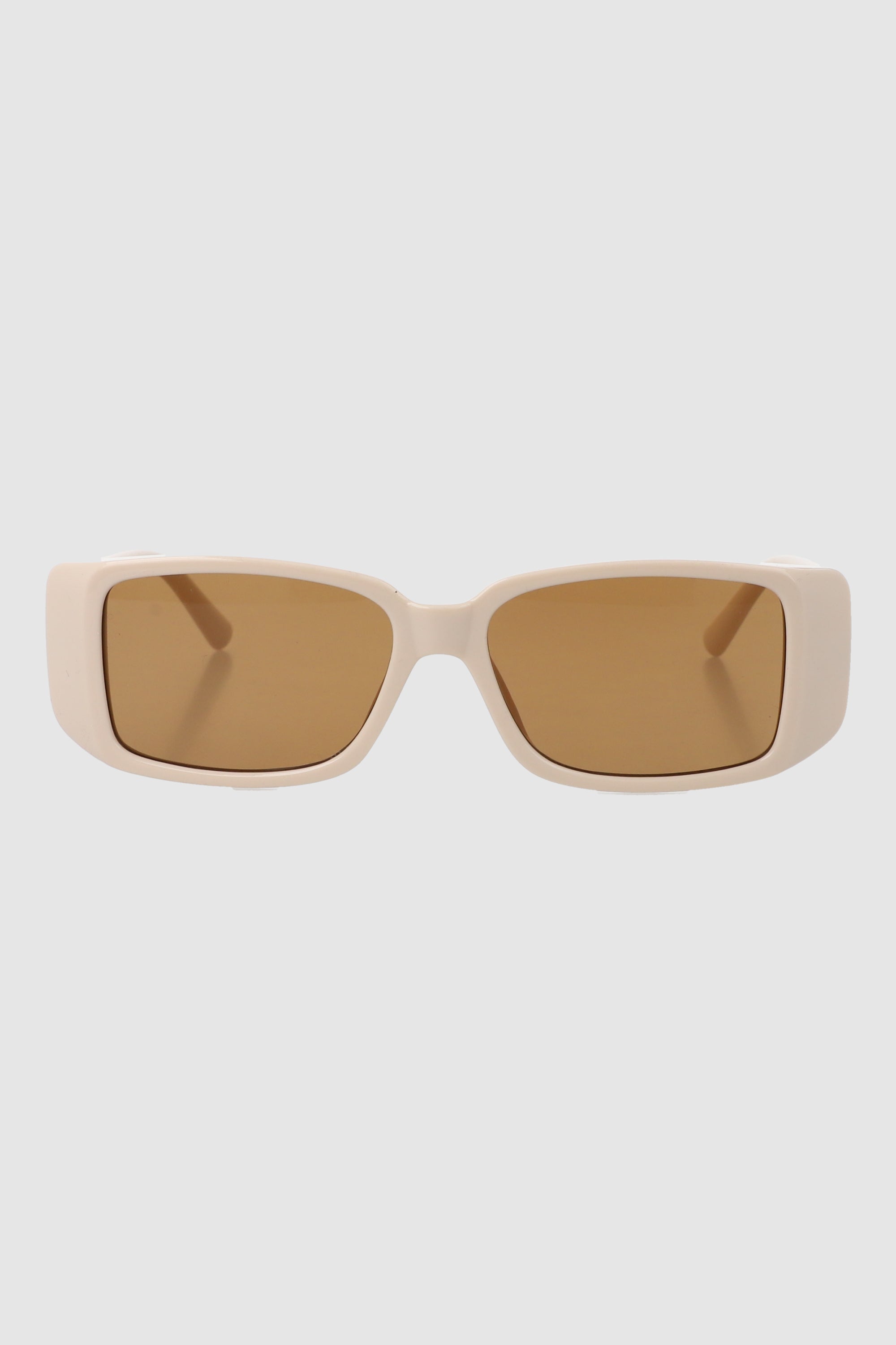 Lentes de pasta rectangulares BEIGE