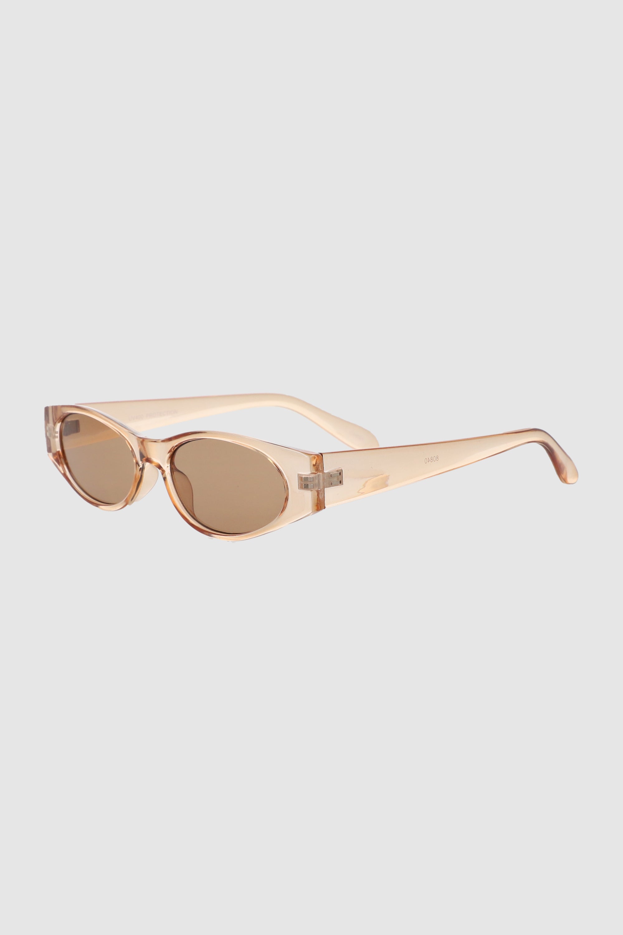 Lentes alargados marco BEIGE