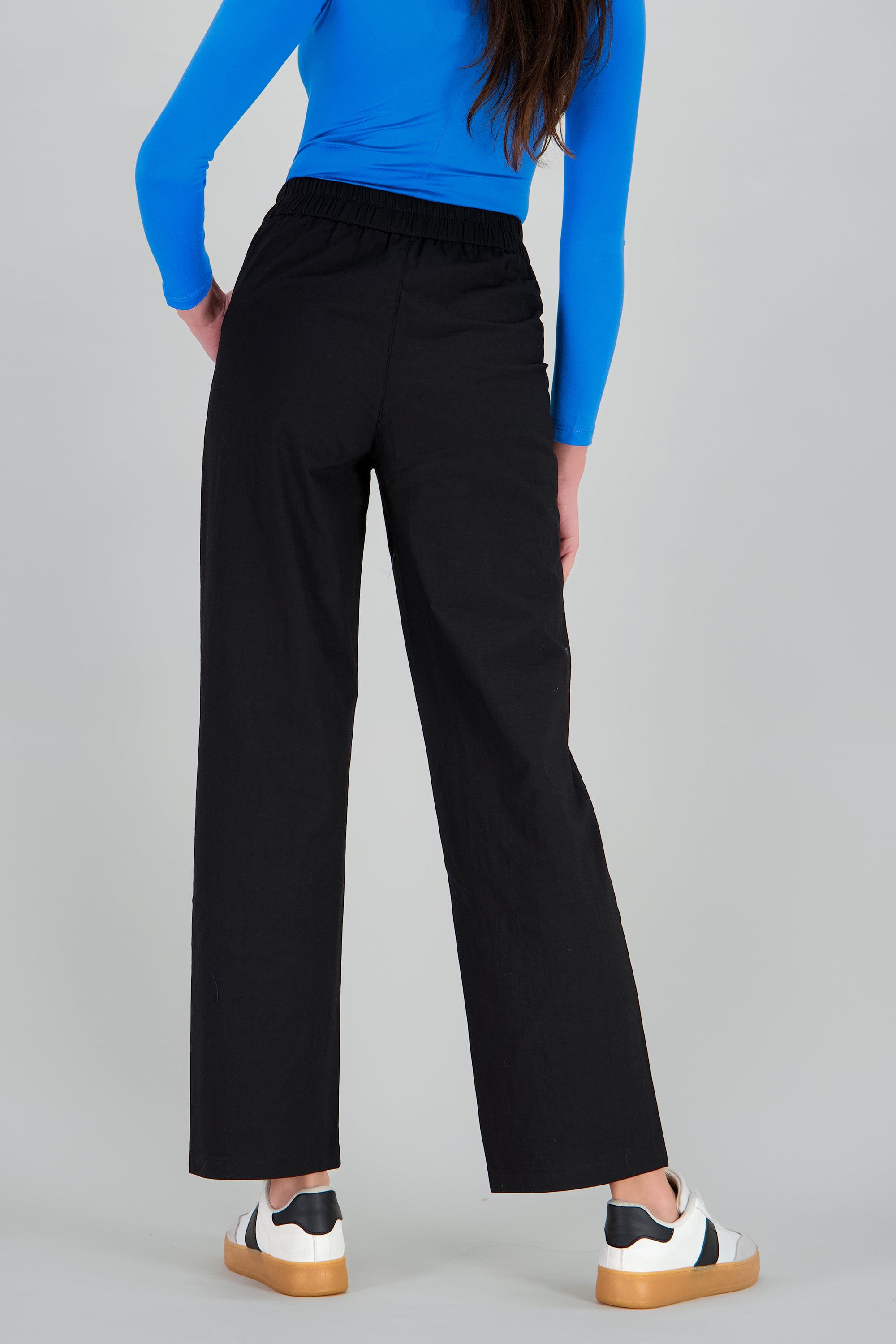 Pantalon vestir recto NEGRO