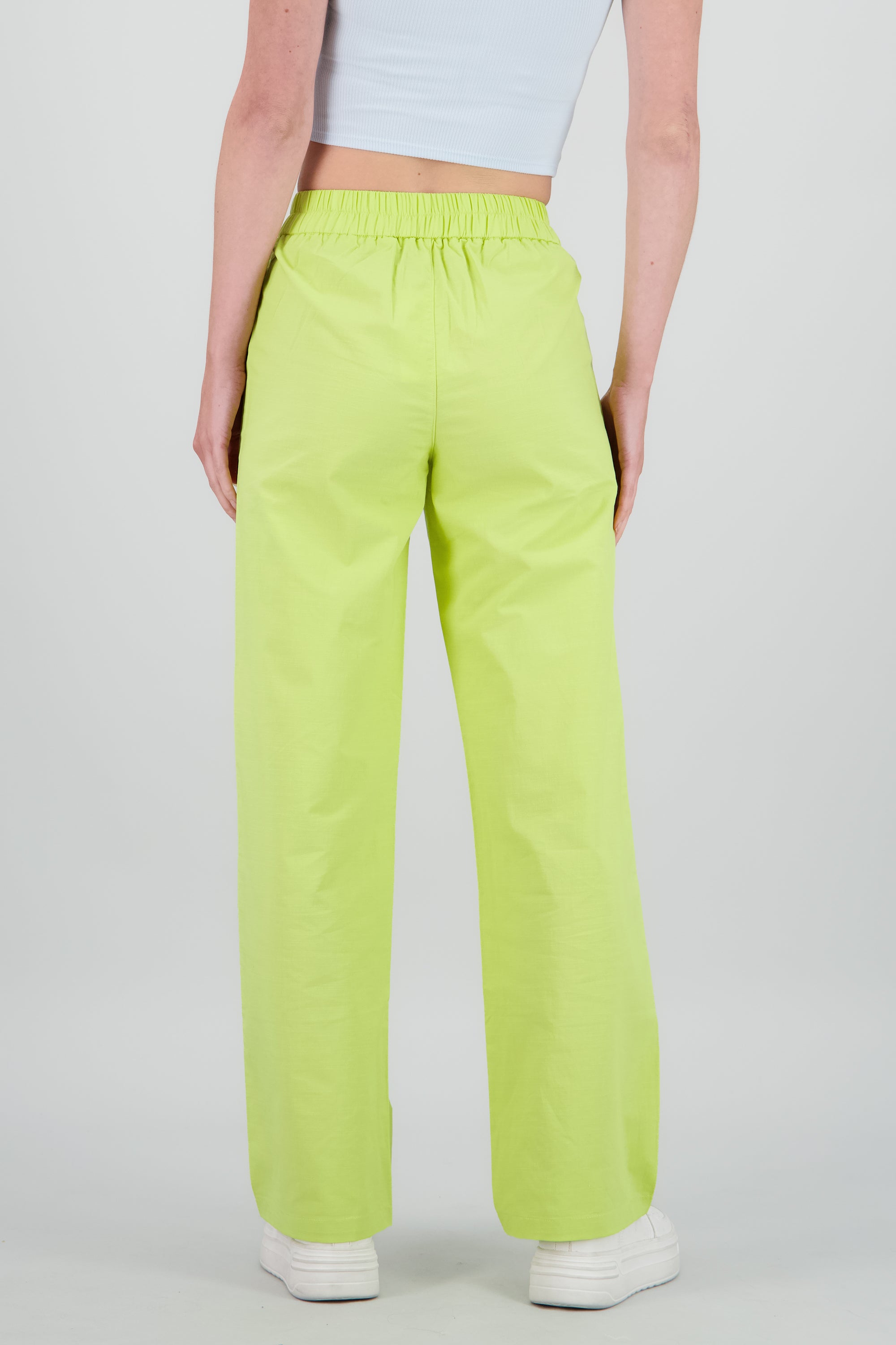 Pantalon vestir recto VERDE LIMA