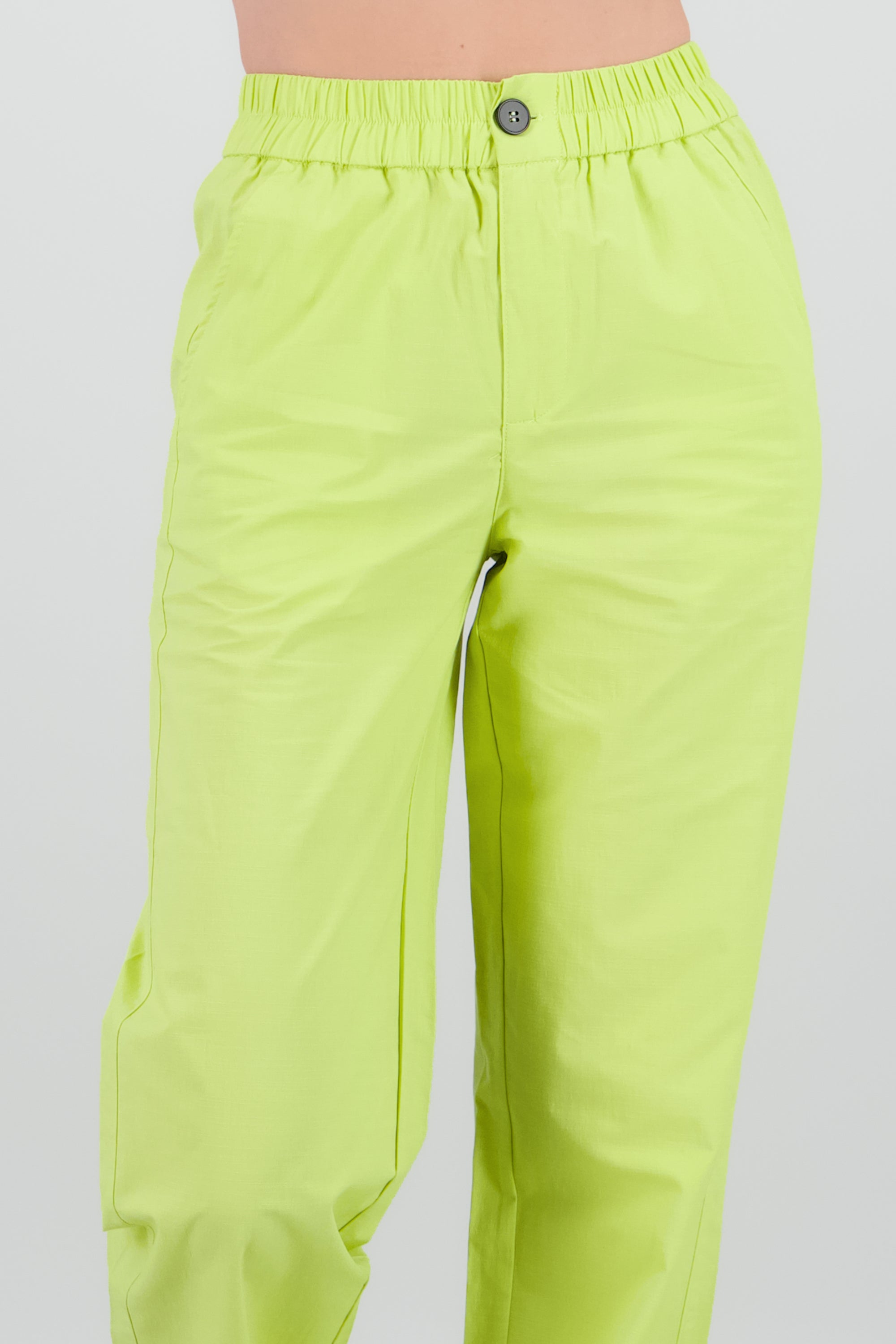 Pantalon vestir recto VERDE LIMA