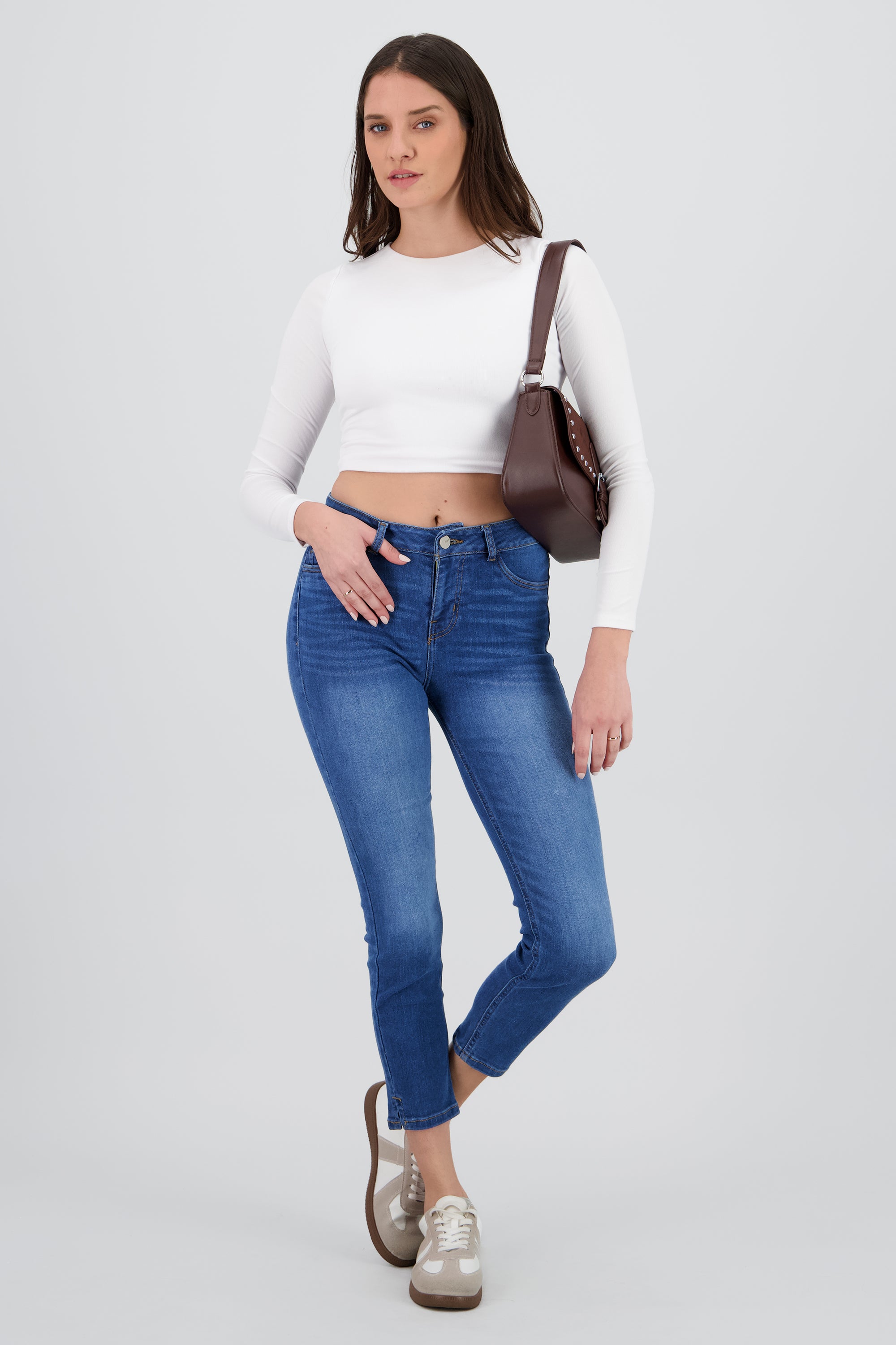 Jeans skinny contraste MEDIUM WASH