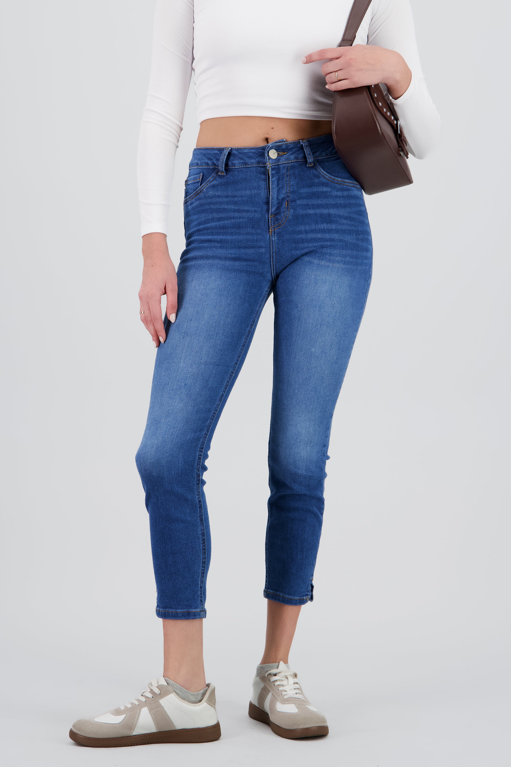 Jeans skinny contraste MEDIUM WASH