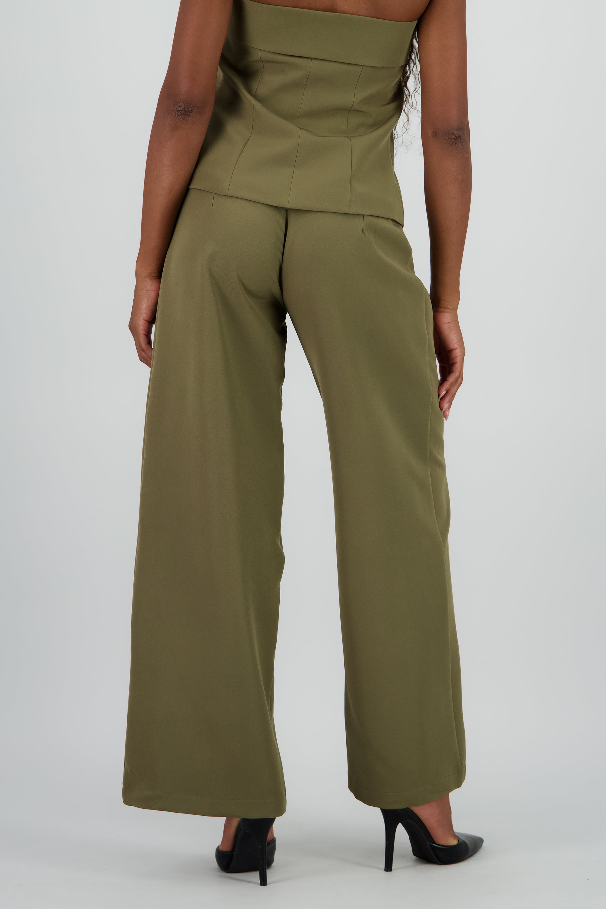 Pantalon sastre liso OLIVO