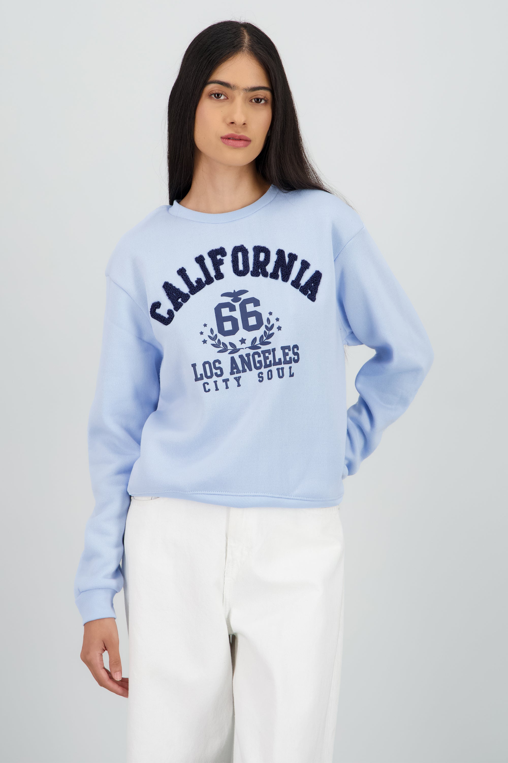 Sudadera california LA AZUL CIELO