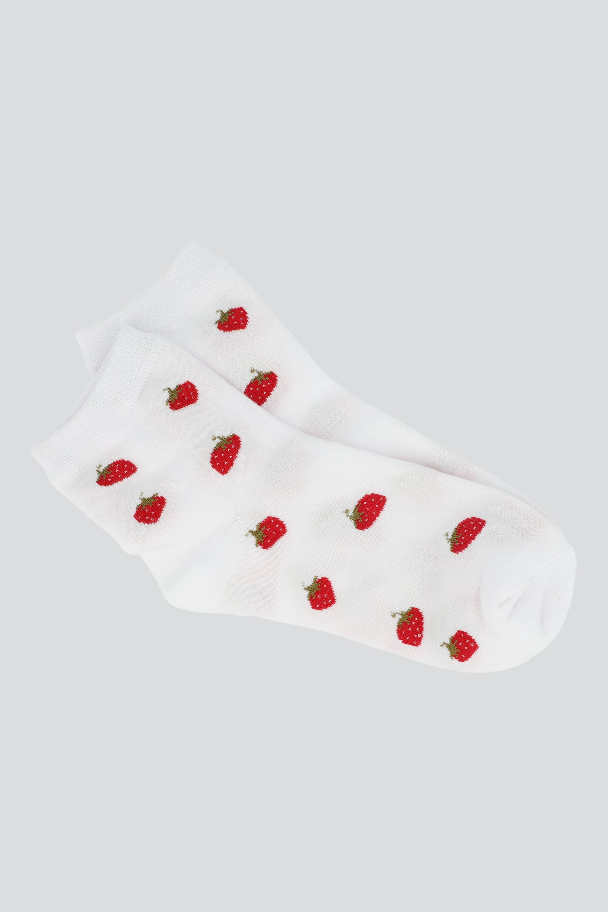 Calcetin frutas pequeñas ROJO