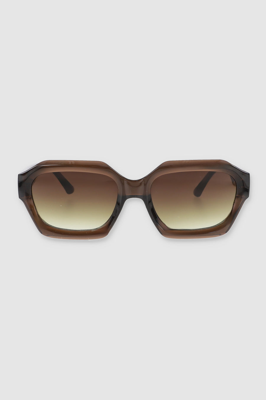 Lente Rectangular geometrico marco grueso