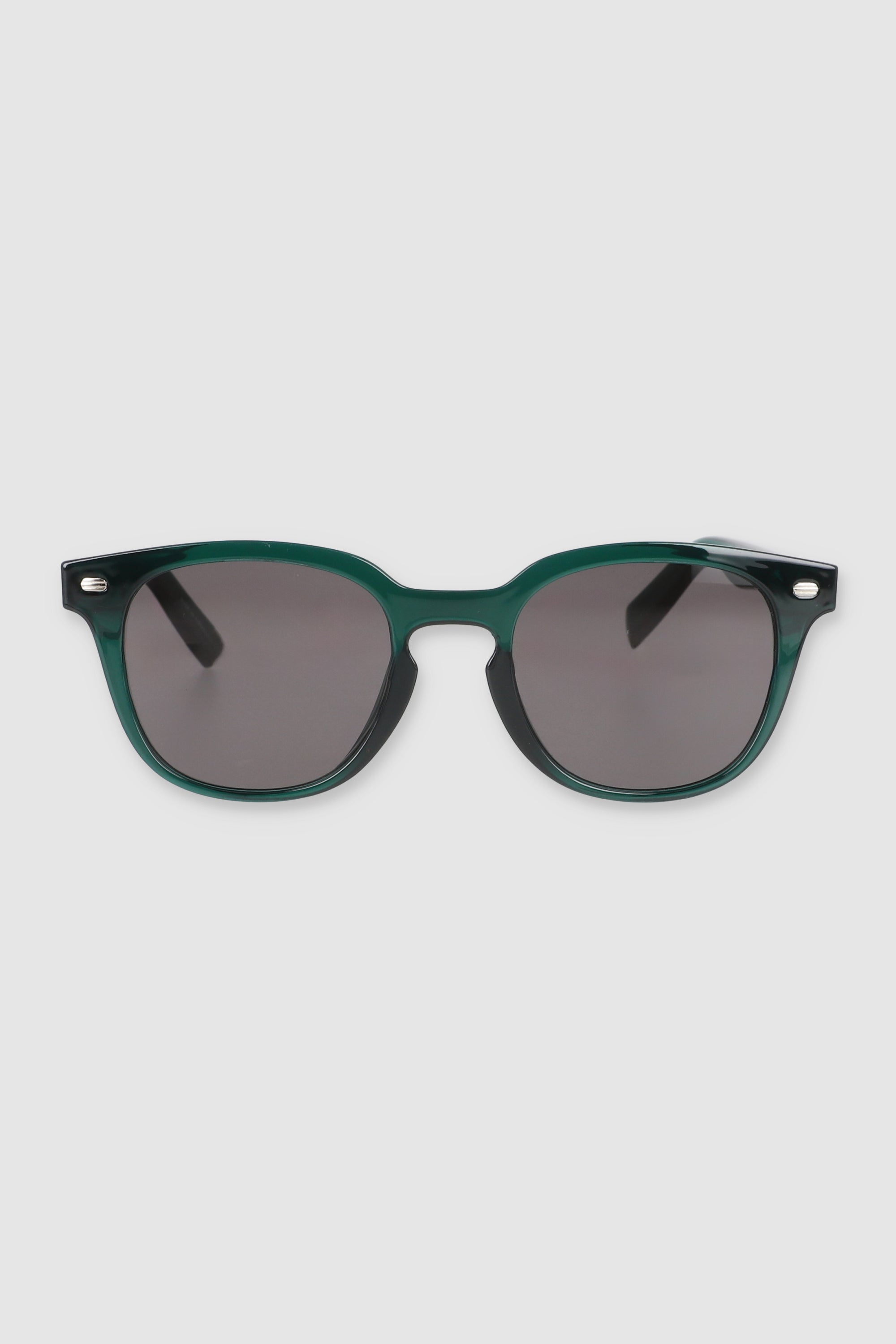 Lente wayfarer pasta delgada detalle metalico NEGRO COMBO