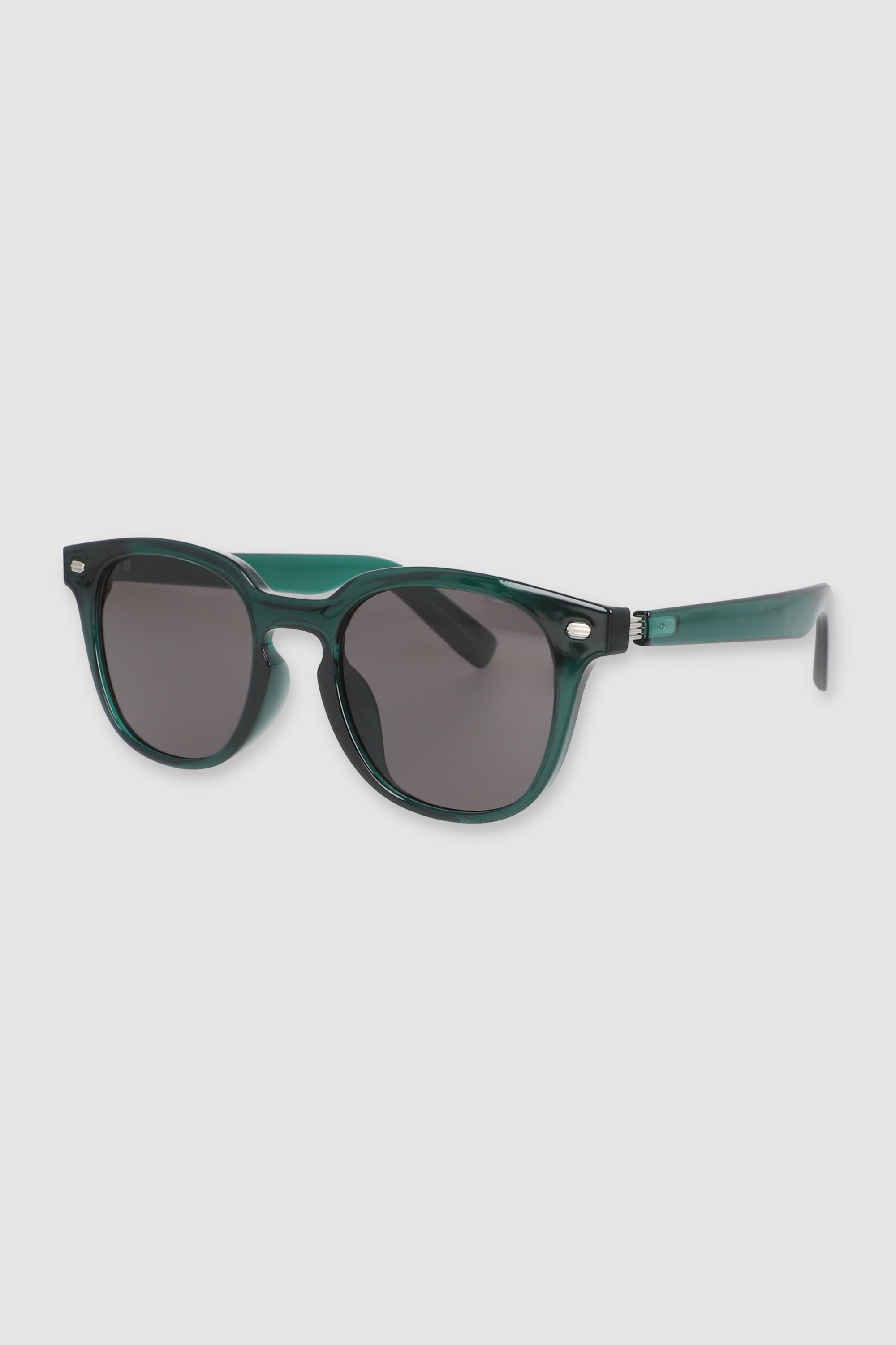 Lente wayfarer pasta delgada detalle metalico NEGRO COMBO