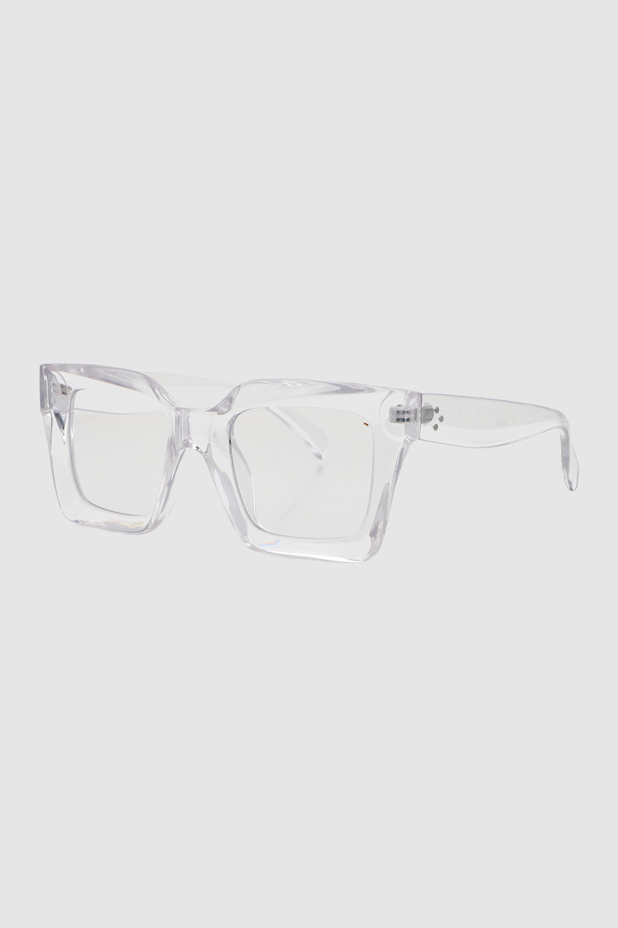 Lente cuadrado monocromatico trasparente TRANSPARENTE