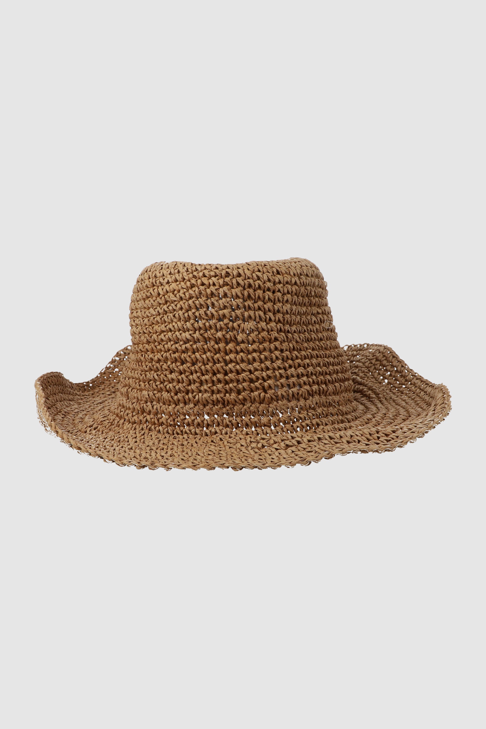 Sombrero tejido boho TAN