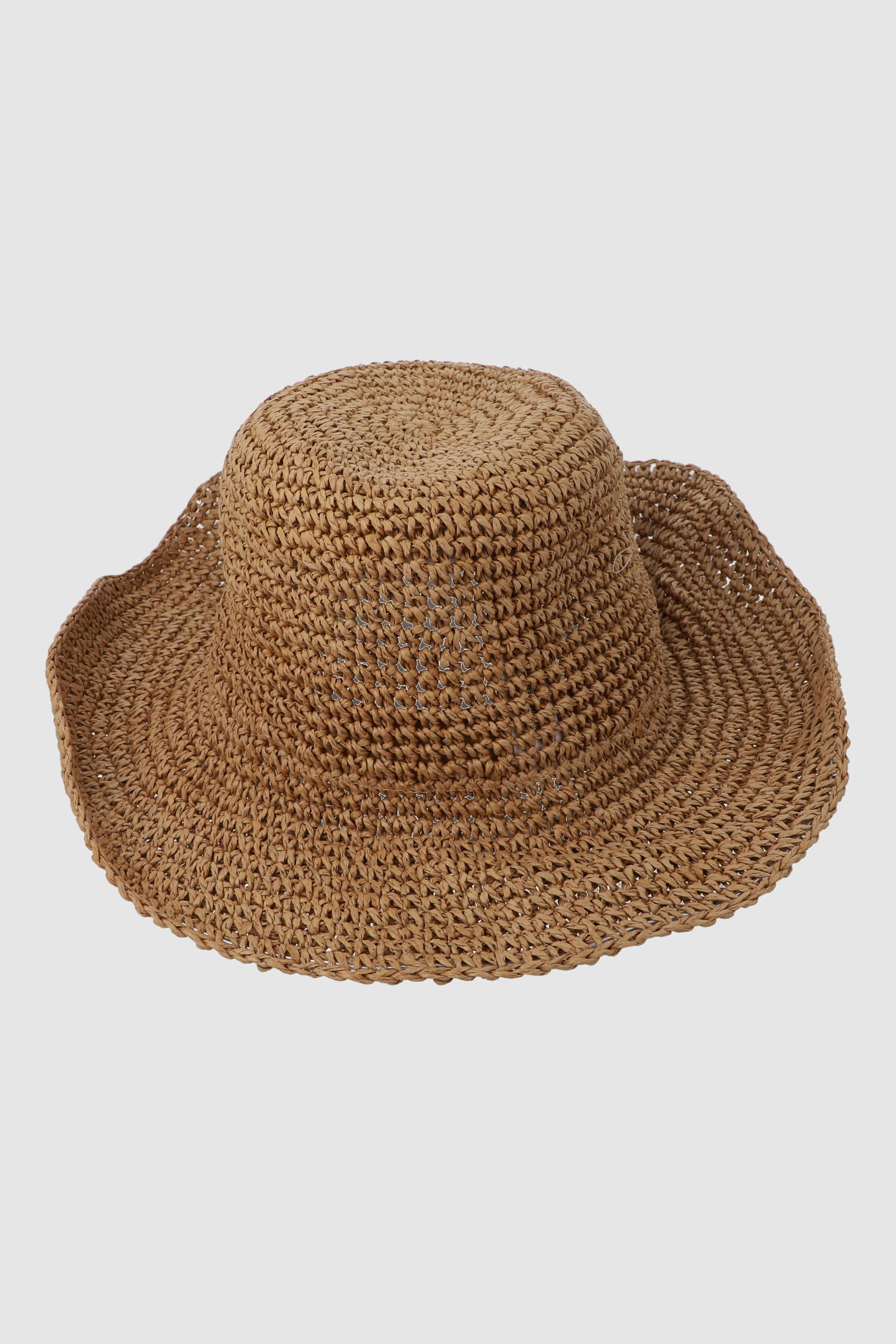 Sombrero tejido boho TAN