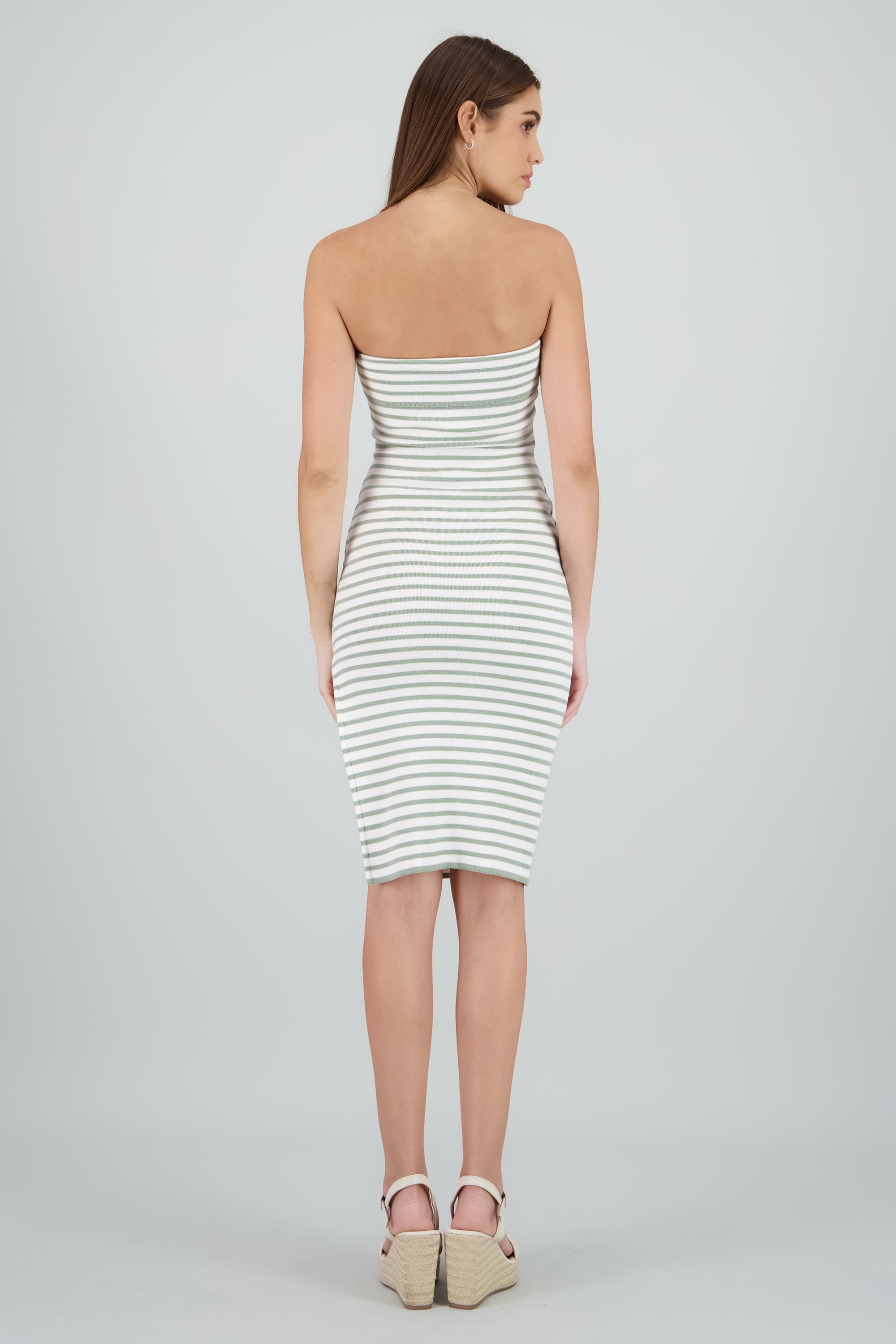 Vestido tejido mini detalle abertura SAGE