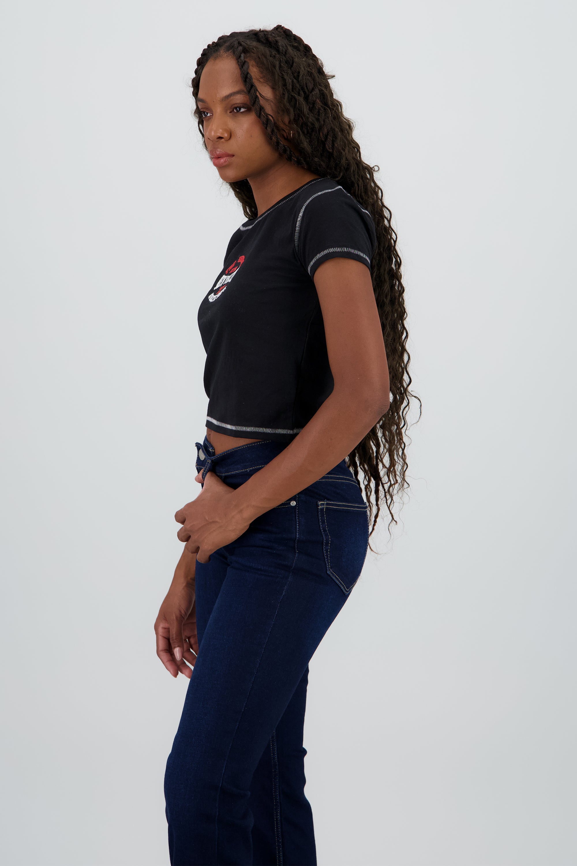 Top contraste new york city NEGRO COMBO