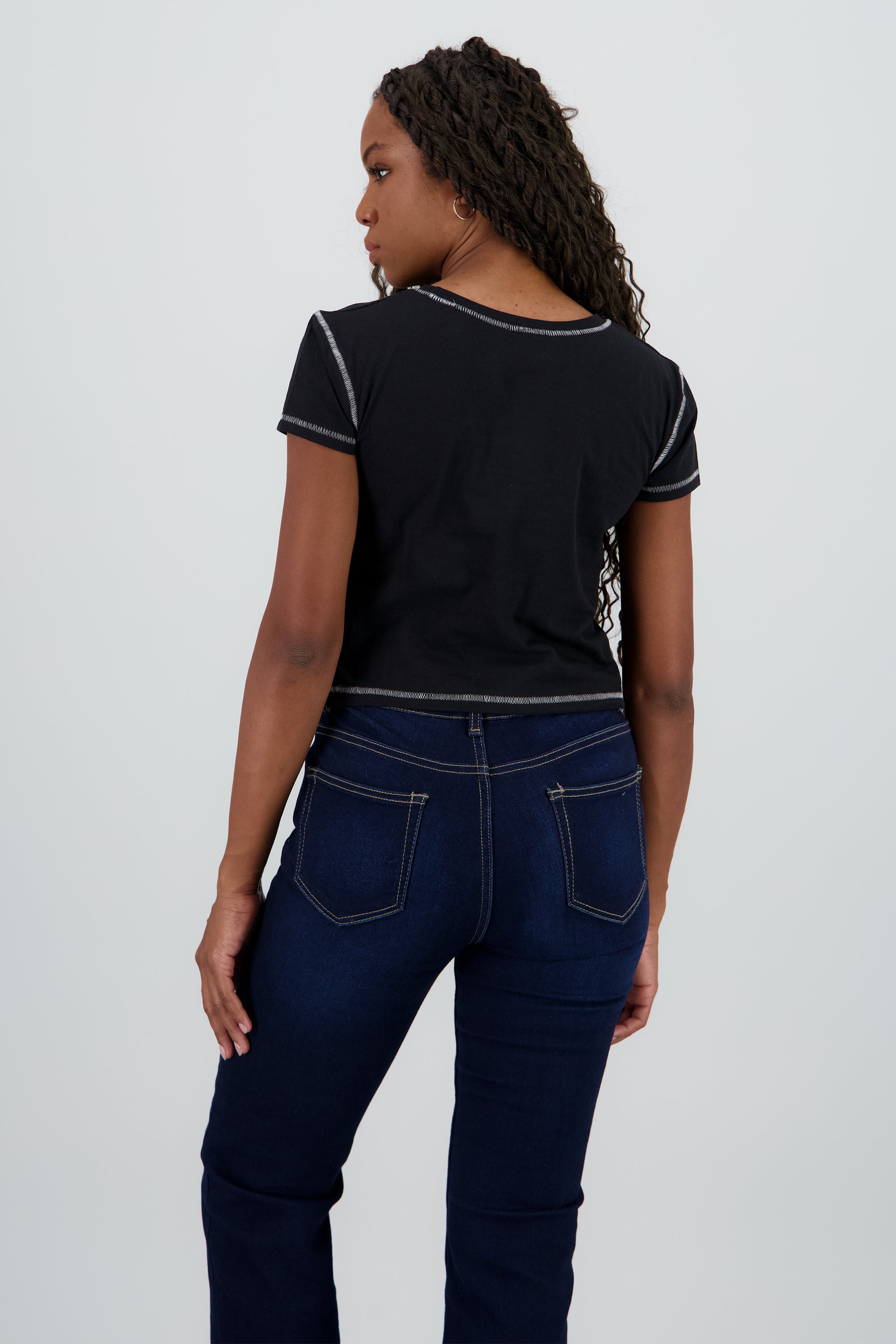 Top contraste new york city NEGRO COMBO