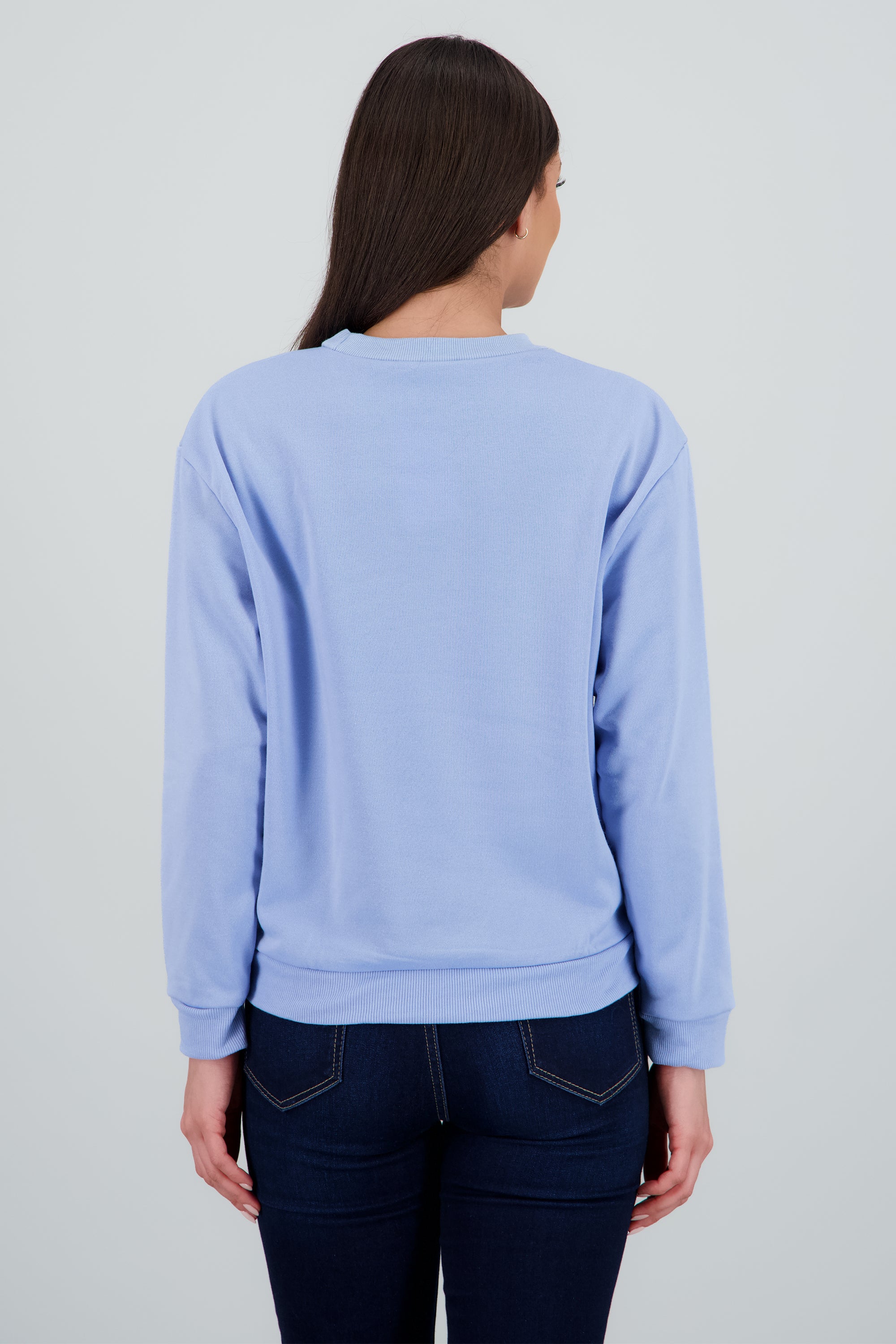 Sudadera estampado oso AZUL CIELO