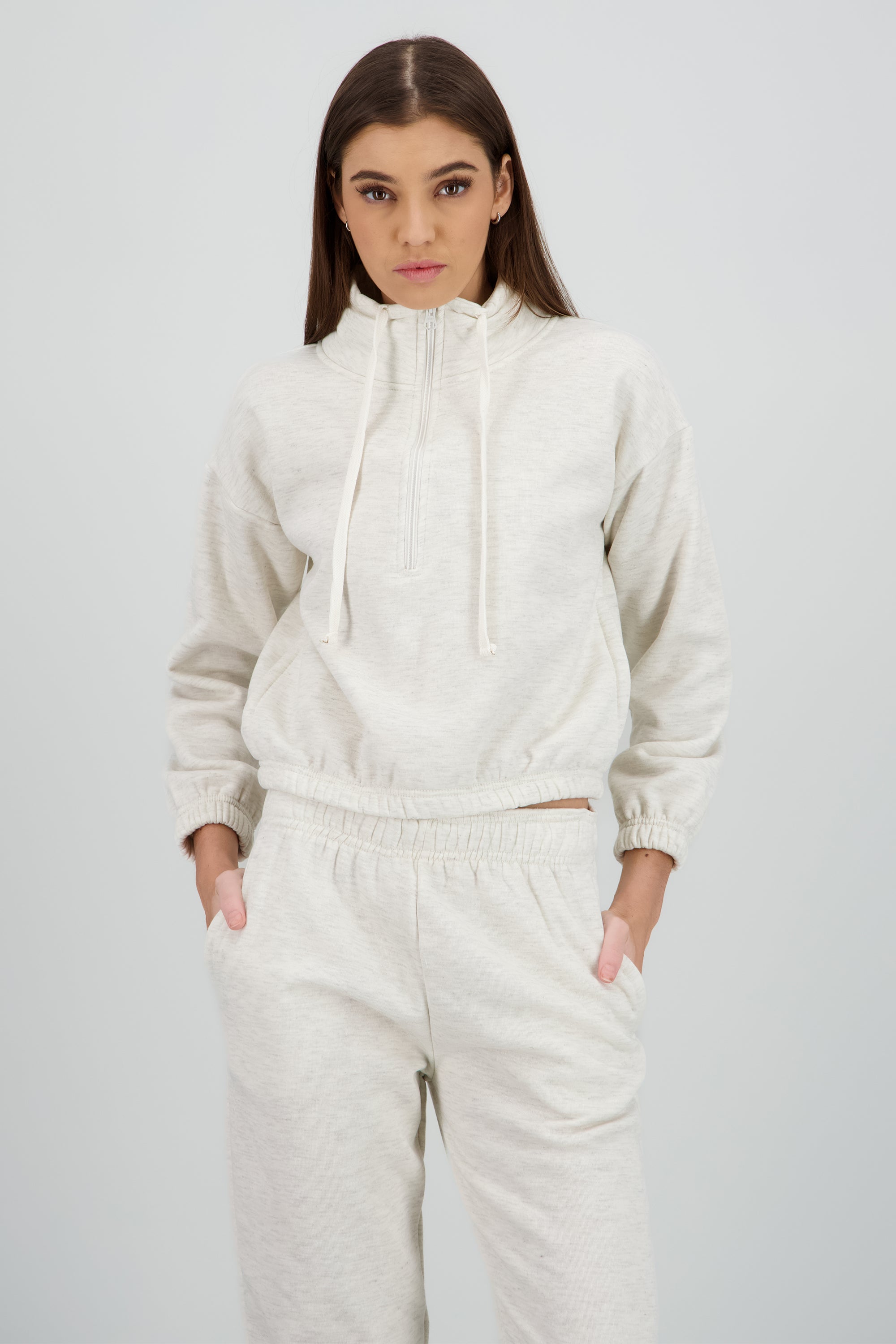 Sudadera cuello alto con cierre ARENA