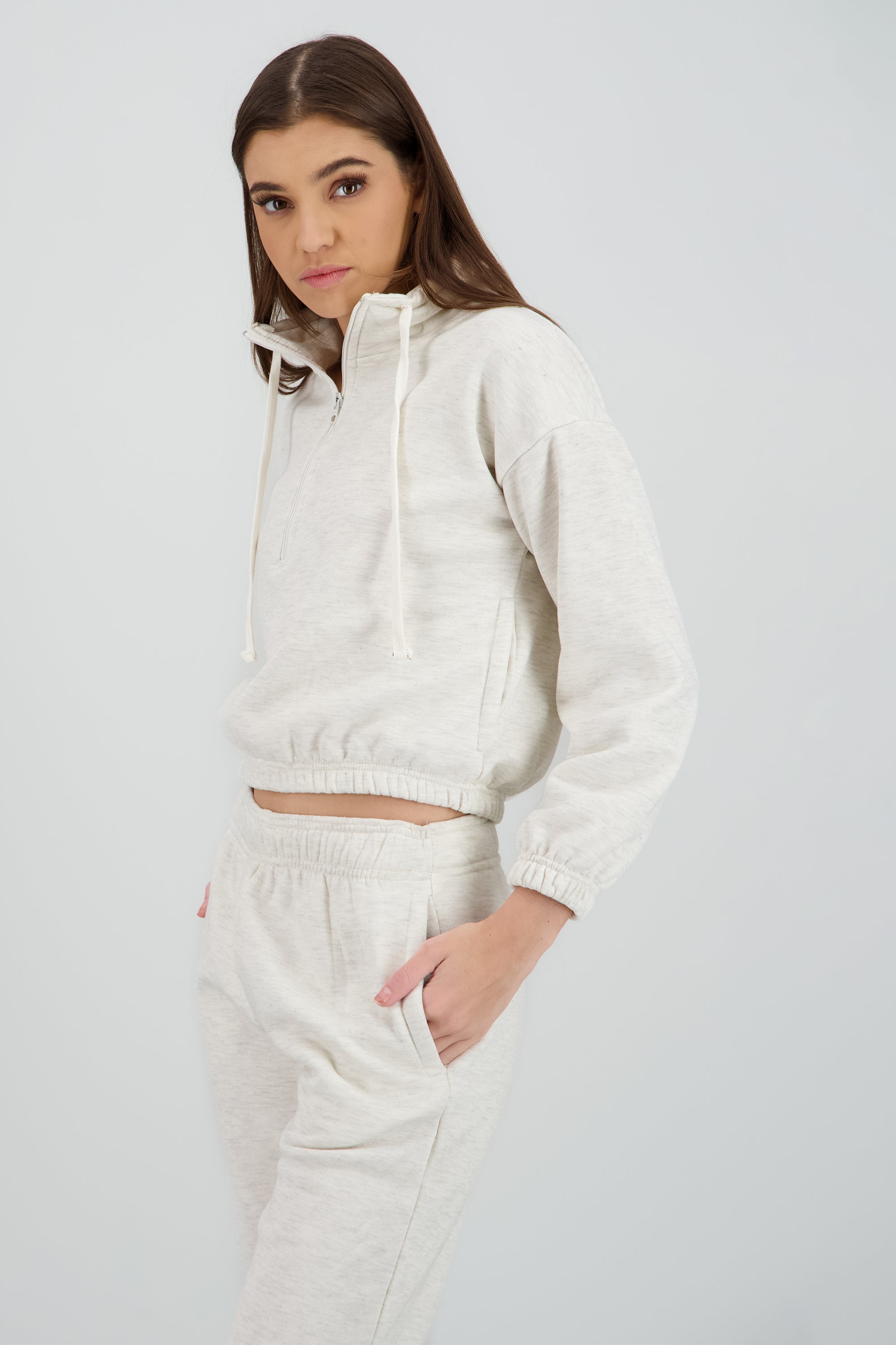 Sudadera cuello alto con cierre ARENA