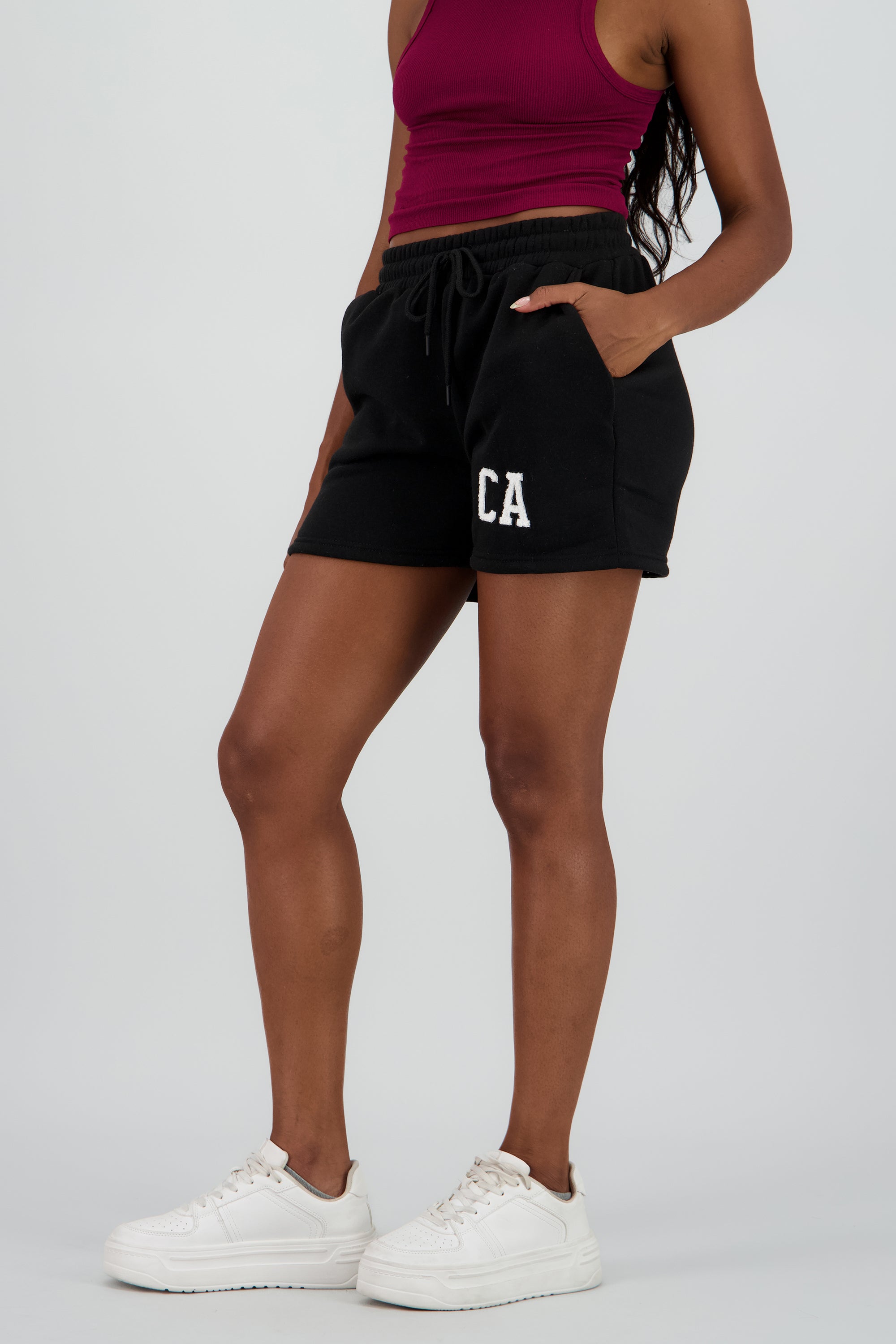Shorts CA textura NEGRO