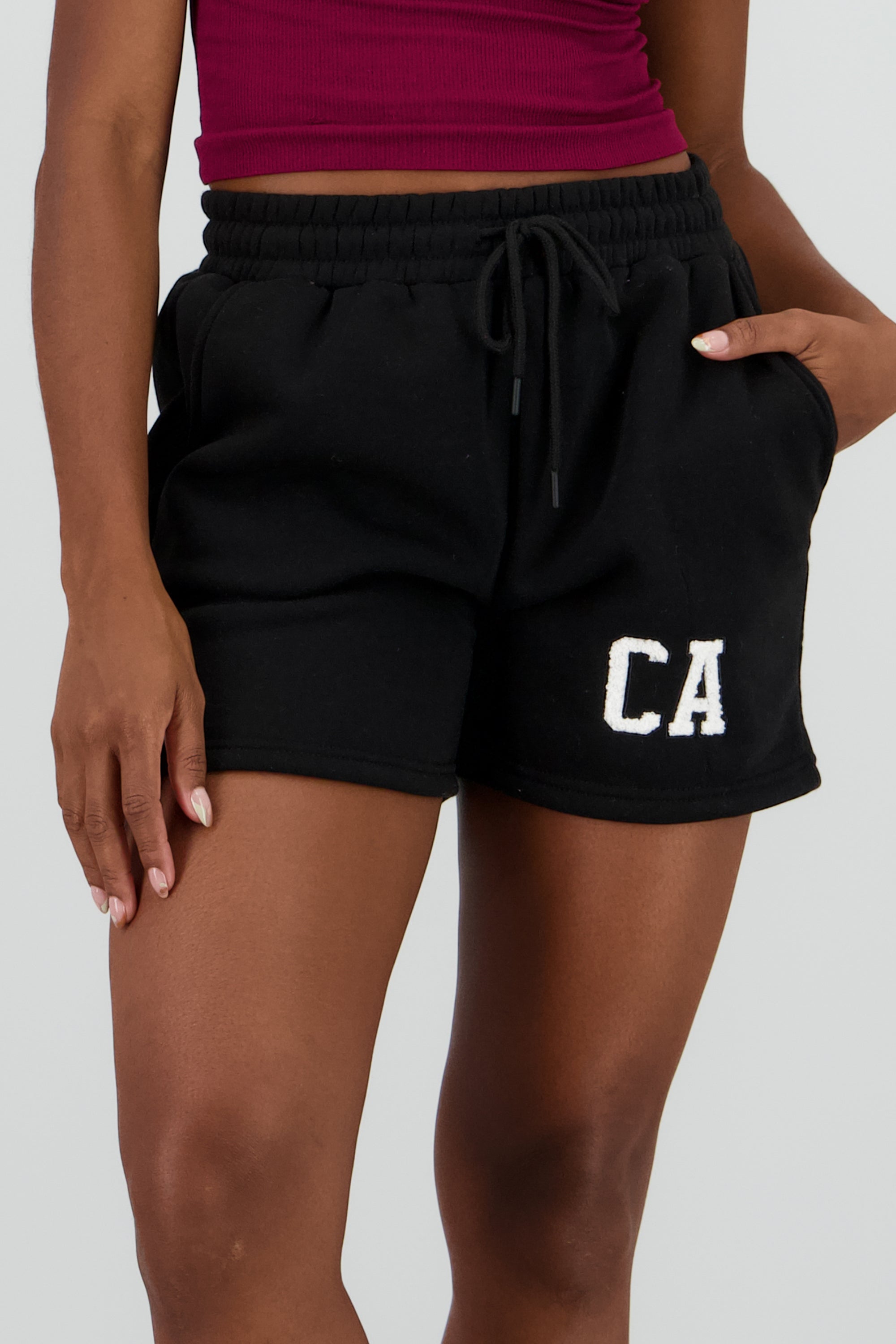 Shorts CA textura NEGRO