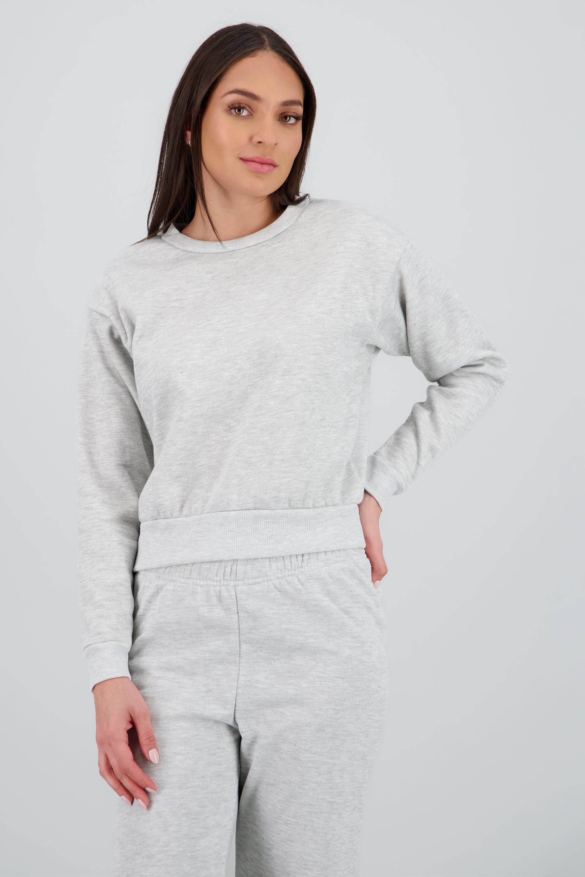 Sdudadera liso GRIS JASPE