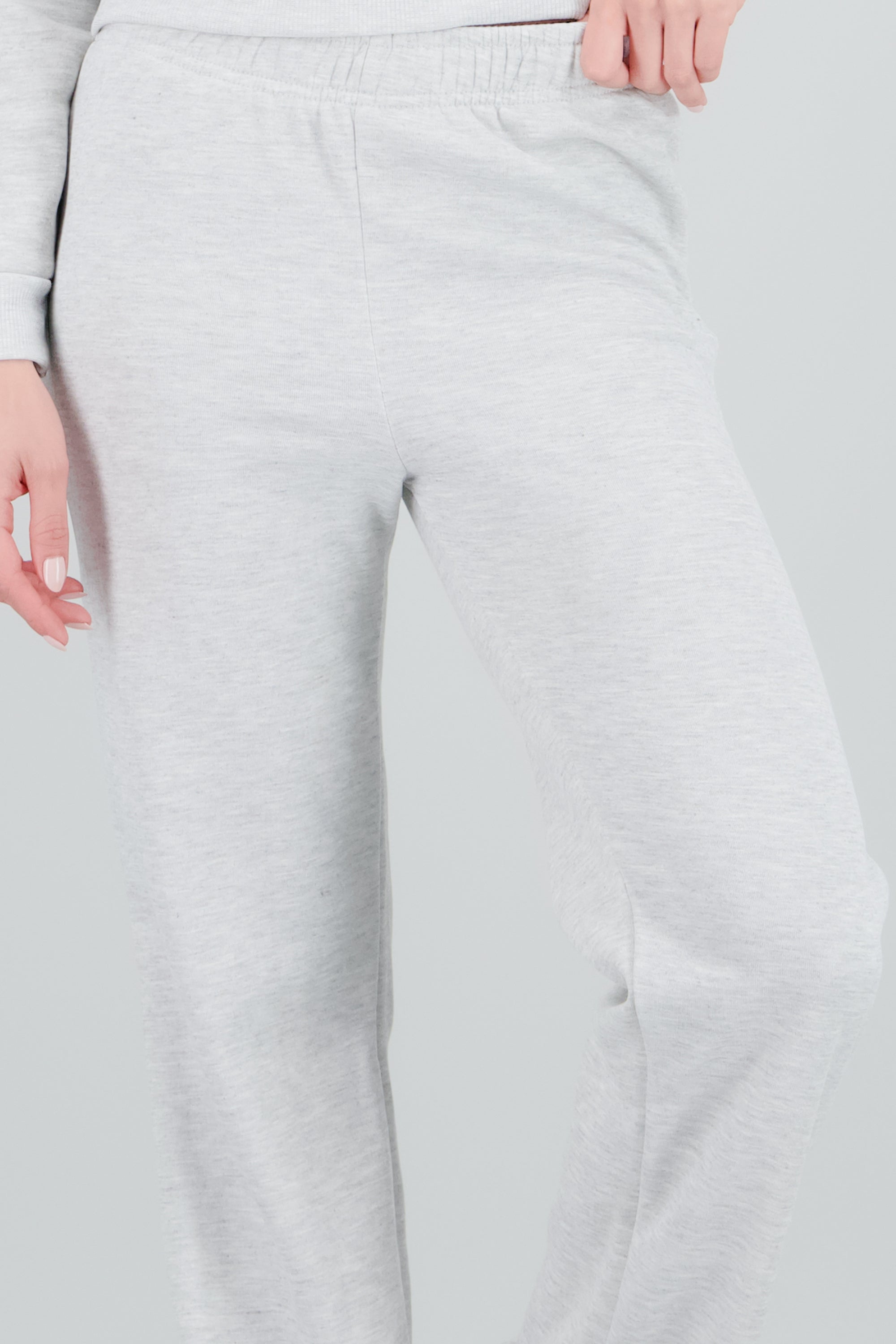 Jogger amplio liso GRIS JASPE