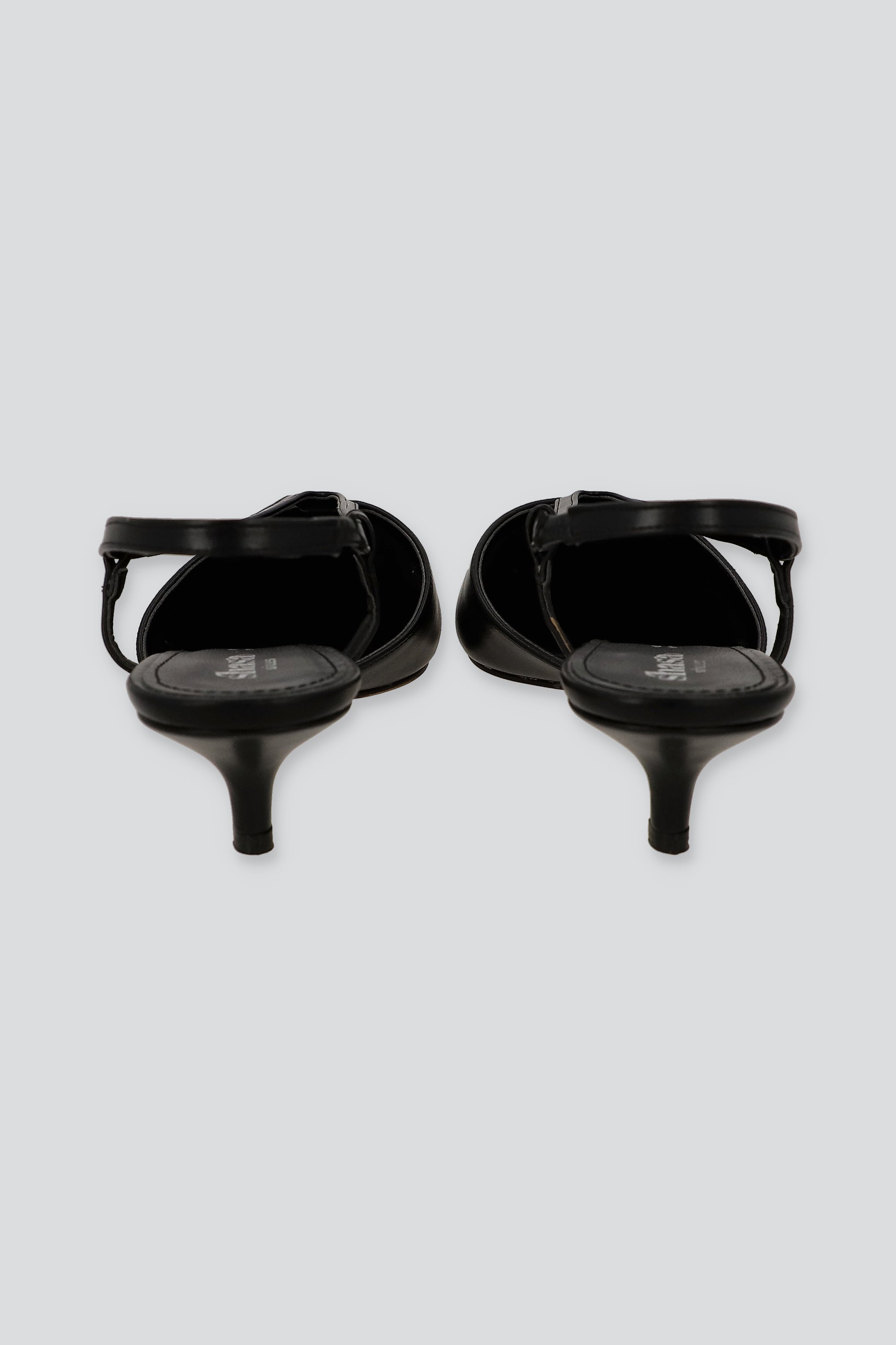 Tacon pointy punta metalica NEGRO