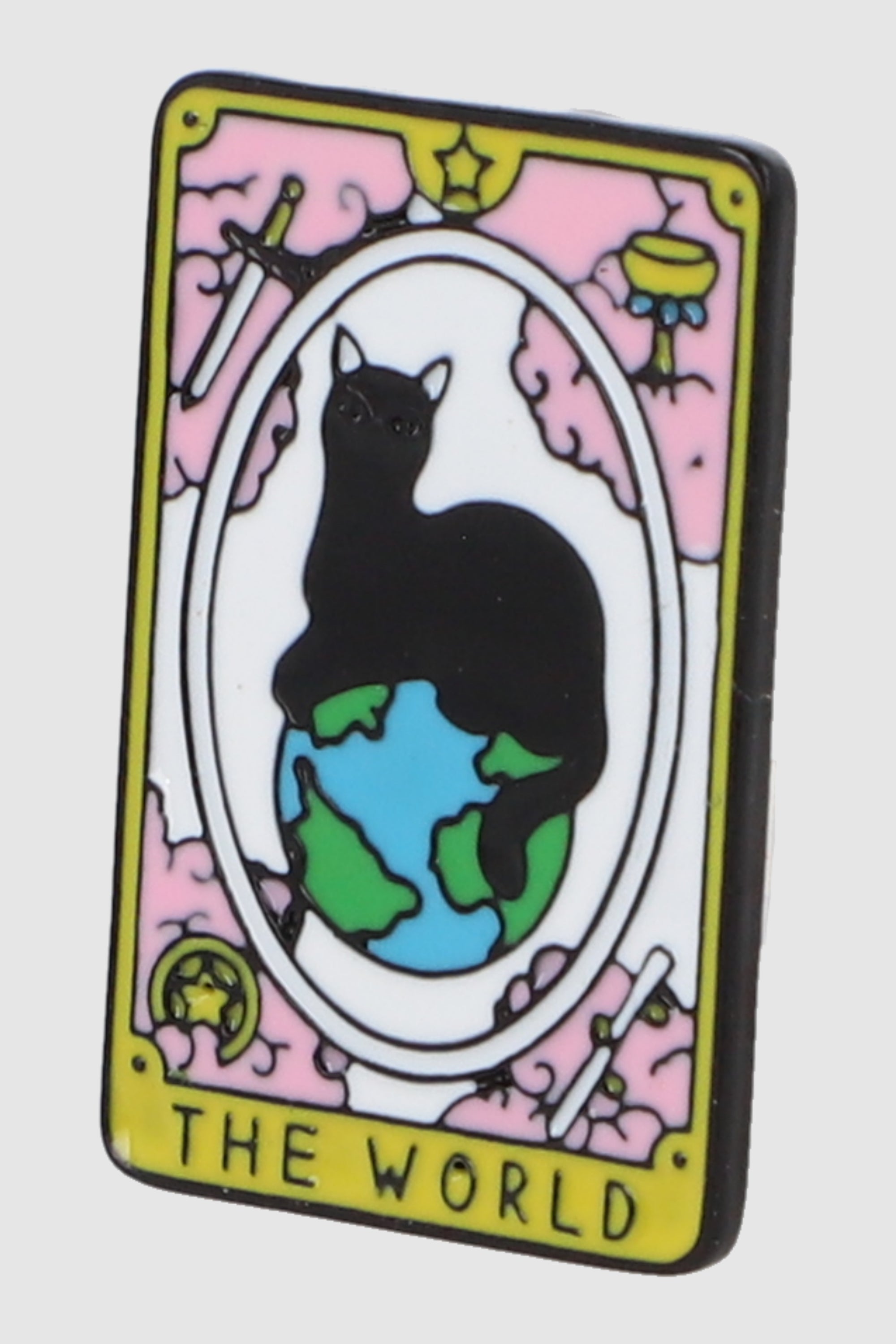 Pin carta gato MULTICOLOR