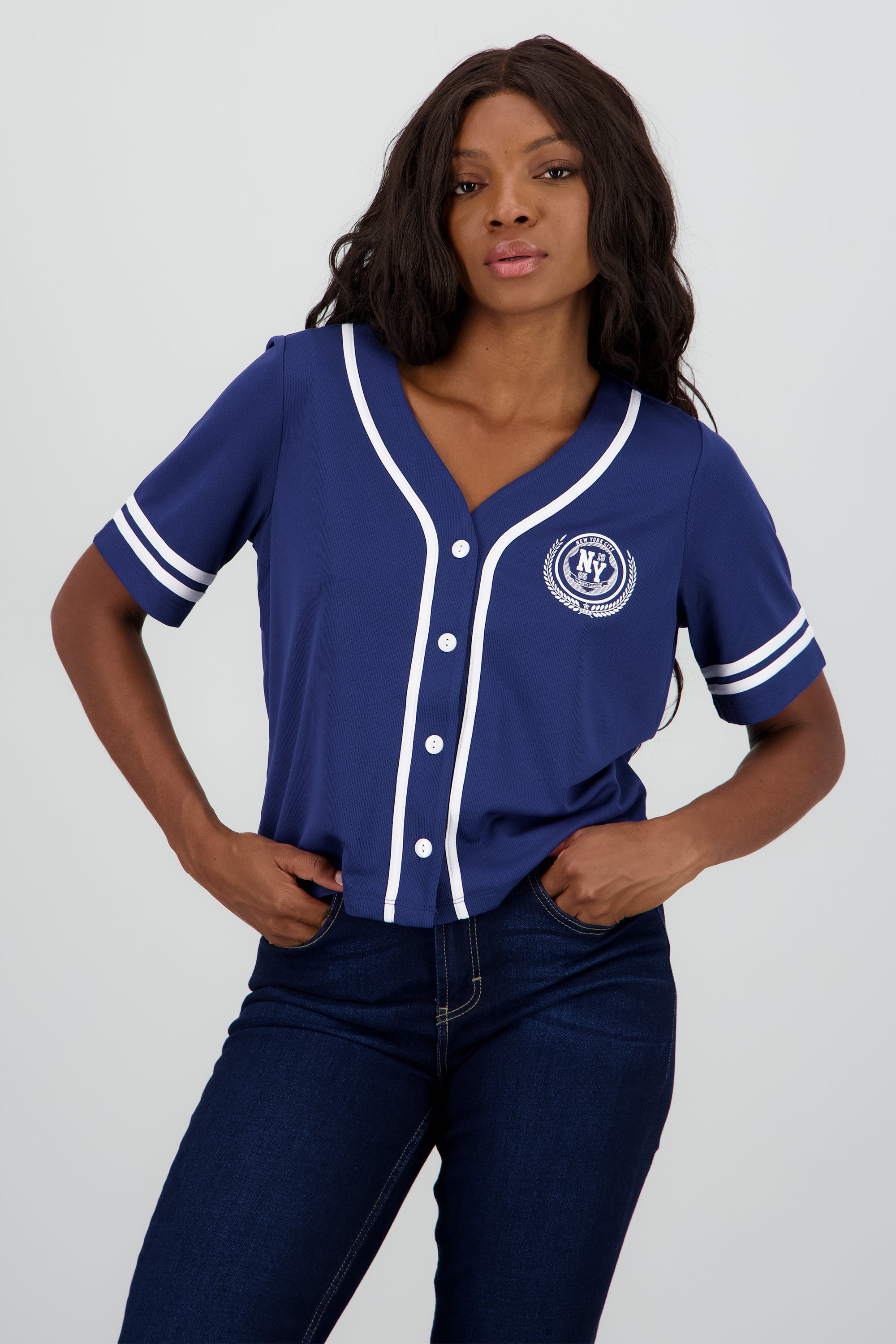 Playera deporte New York MARINO COMBO