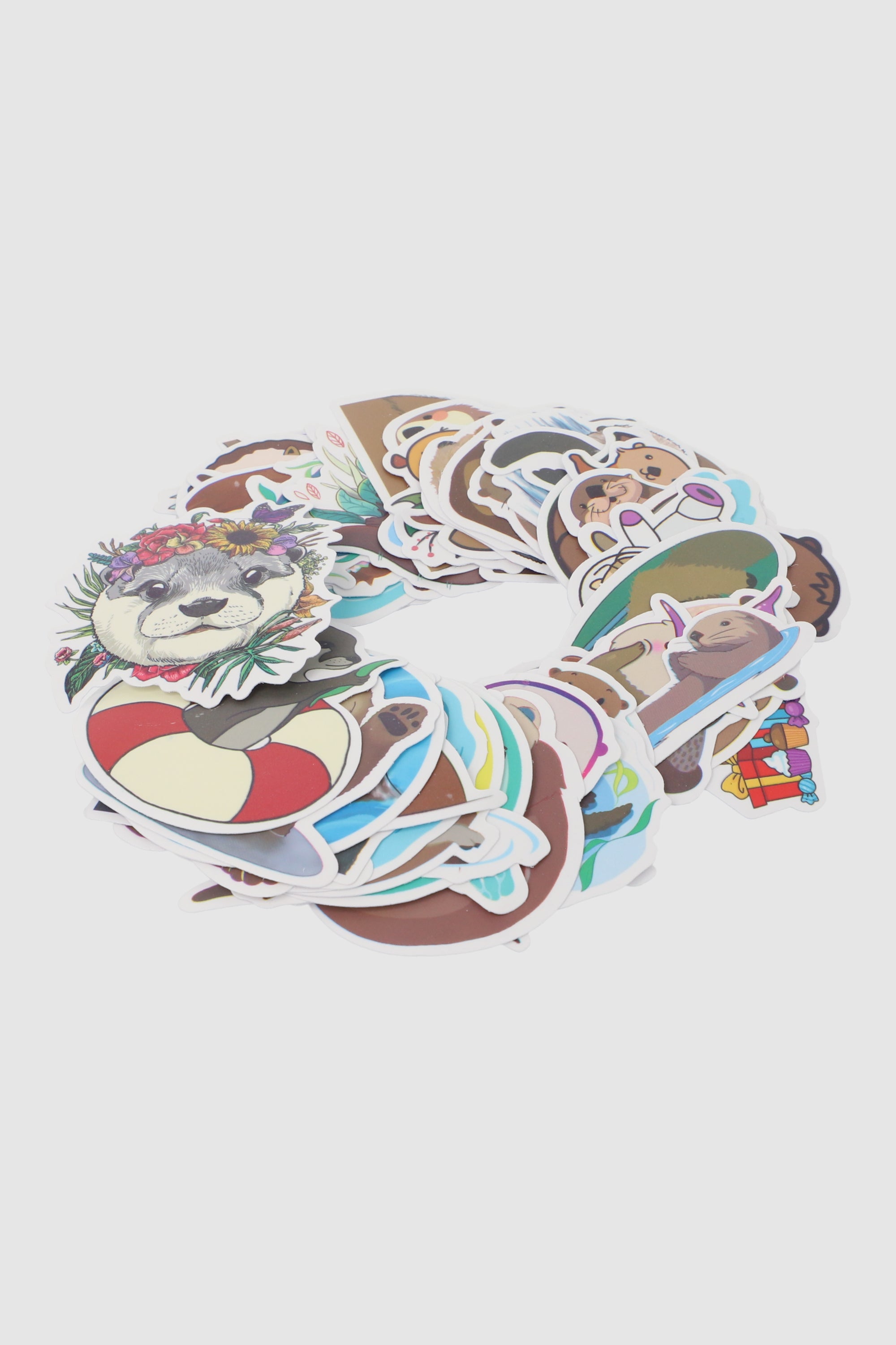 Set 50 stickers nutria MULTICOLOR