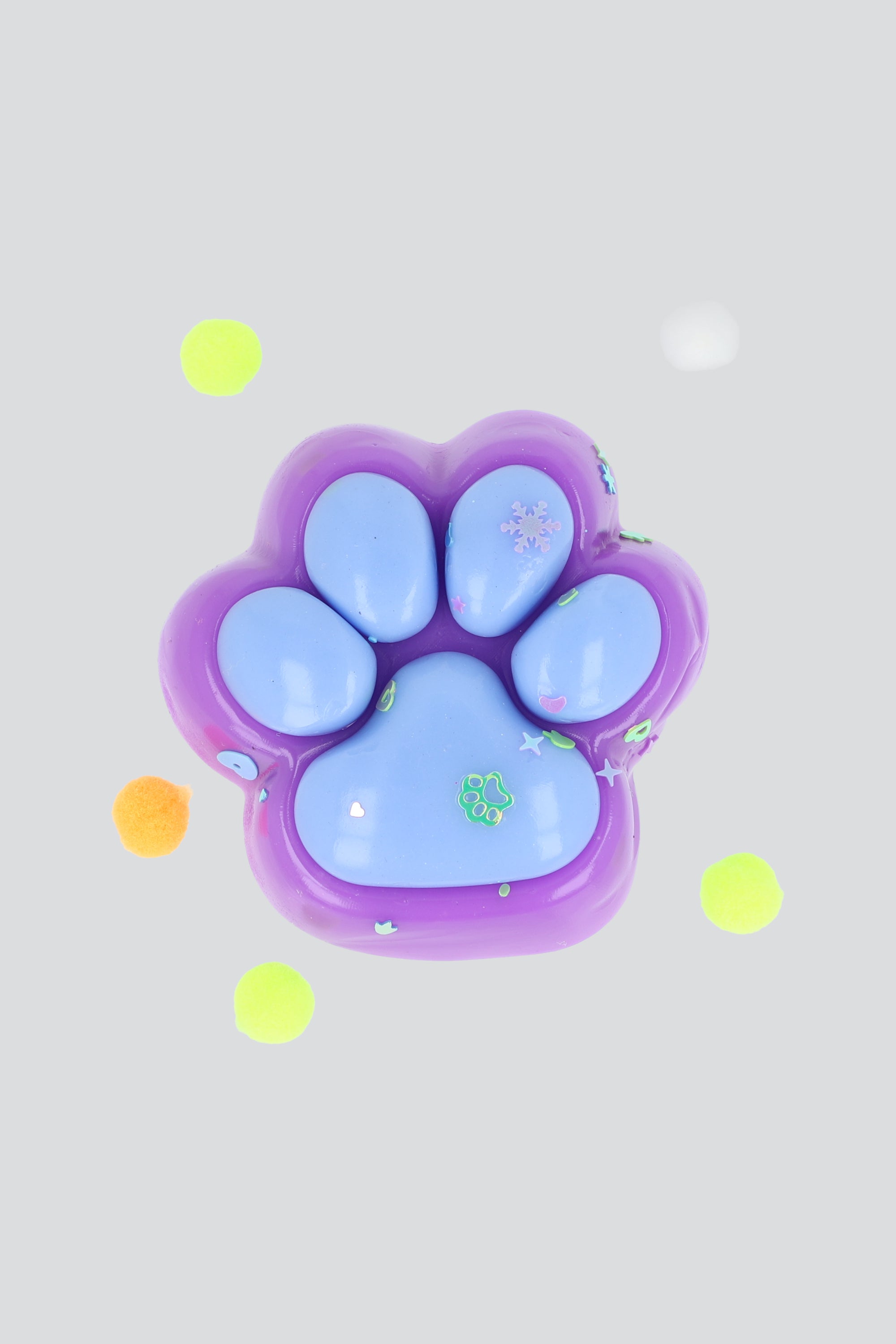 Squishy huellita contraste MORADO