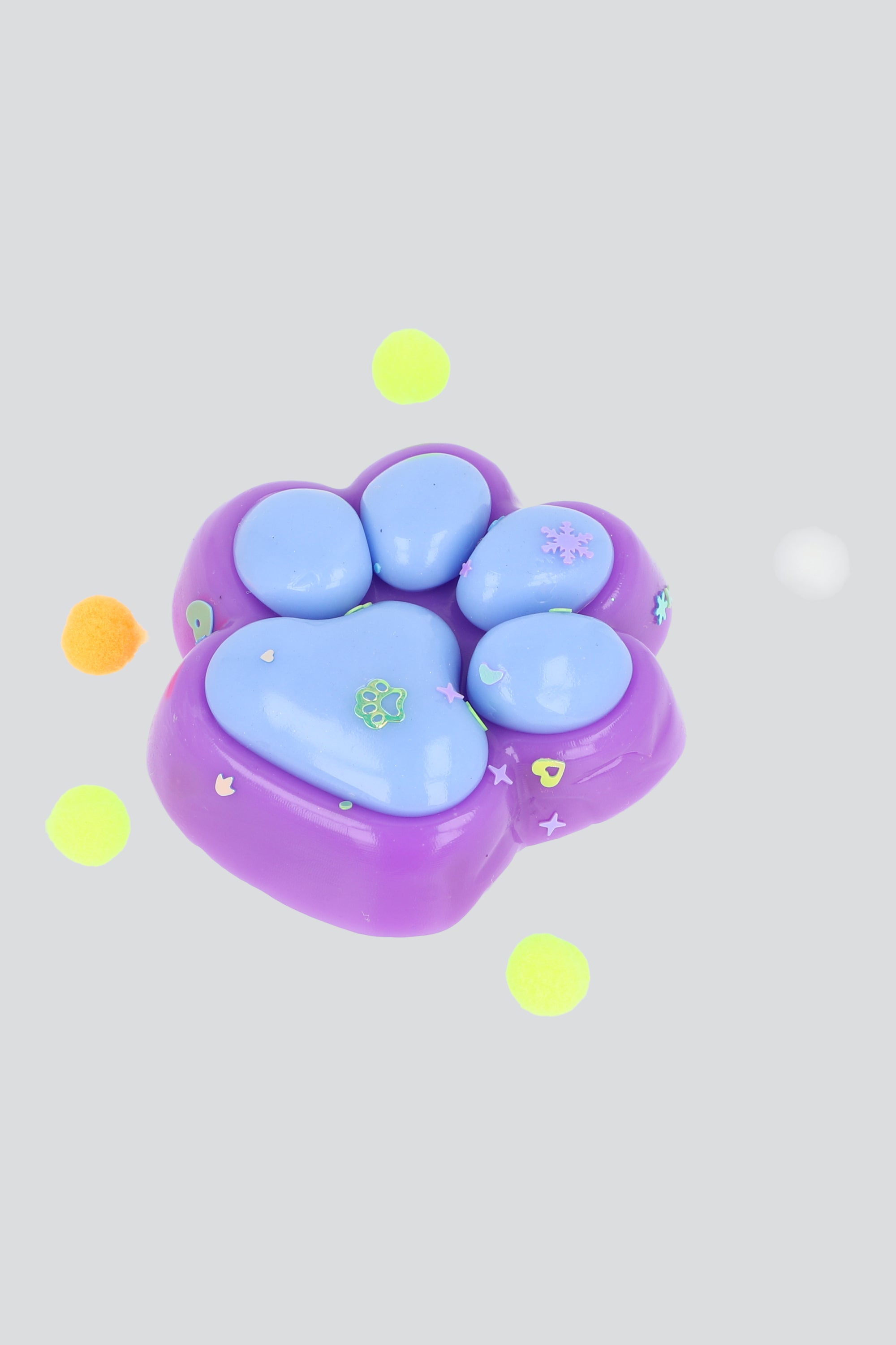 Squishy huellita contraste MORADO