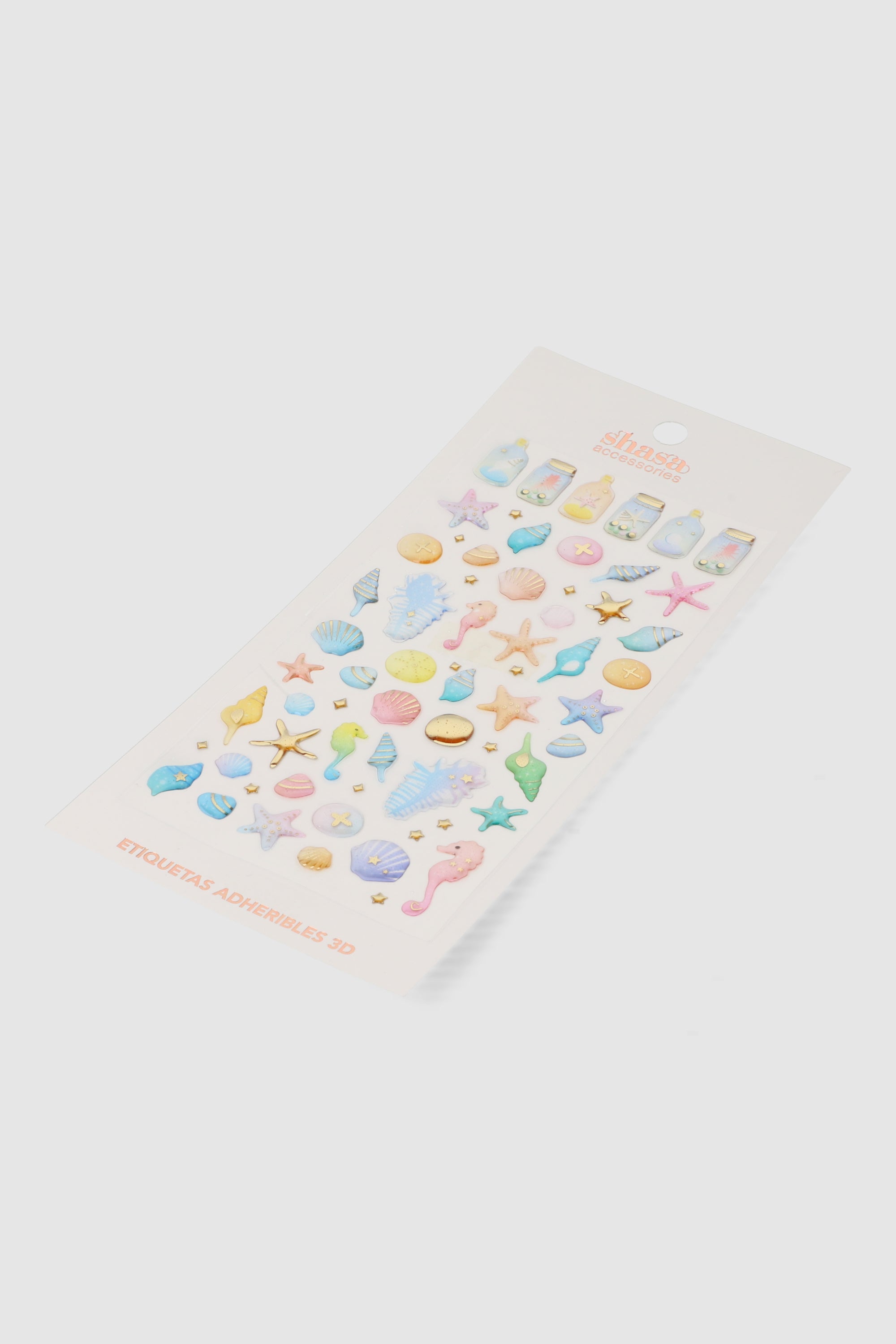 Plantilla stickers bubble mar MULTICOLOR