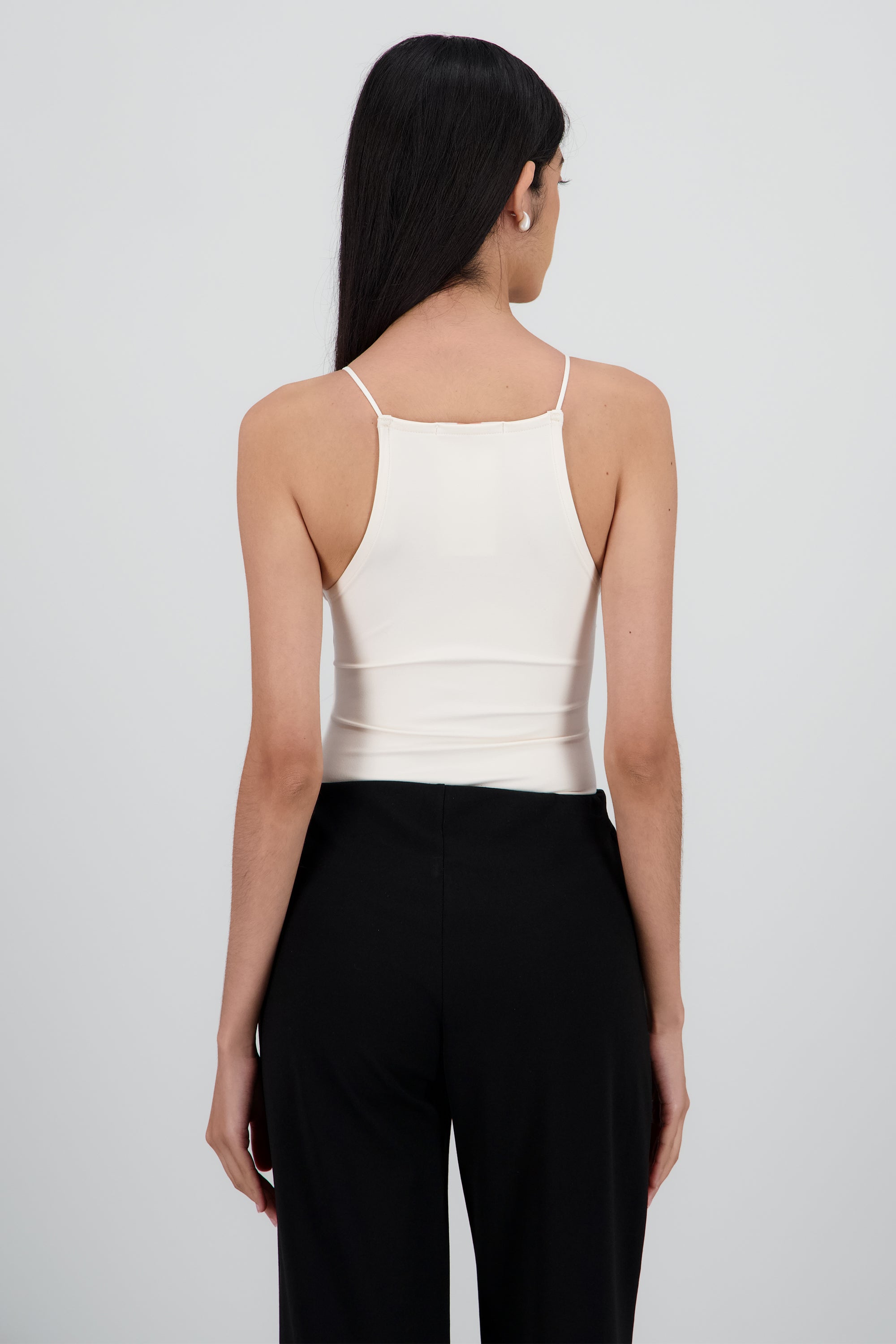 Body halter liso CREMA