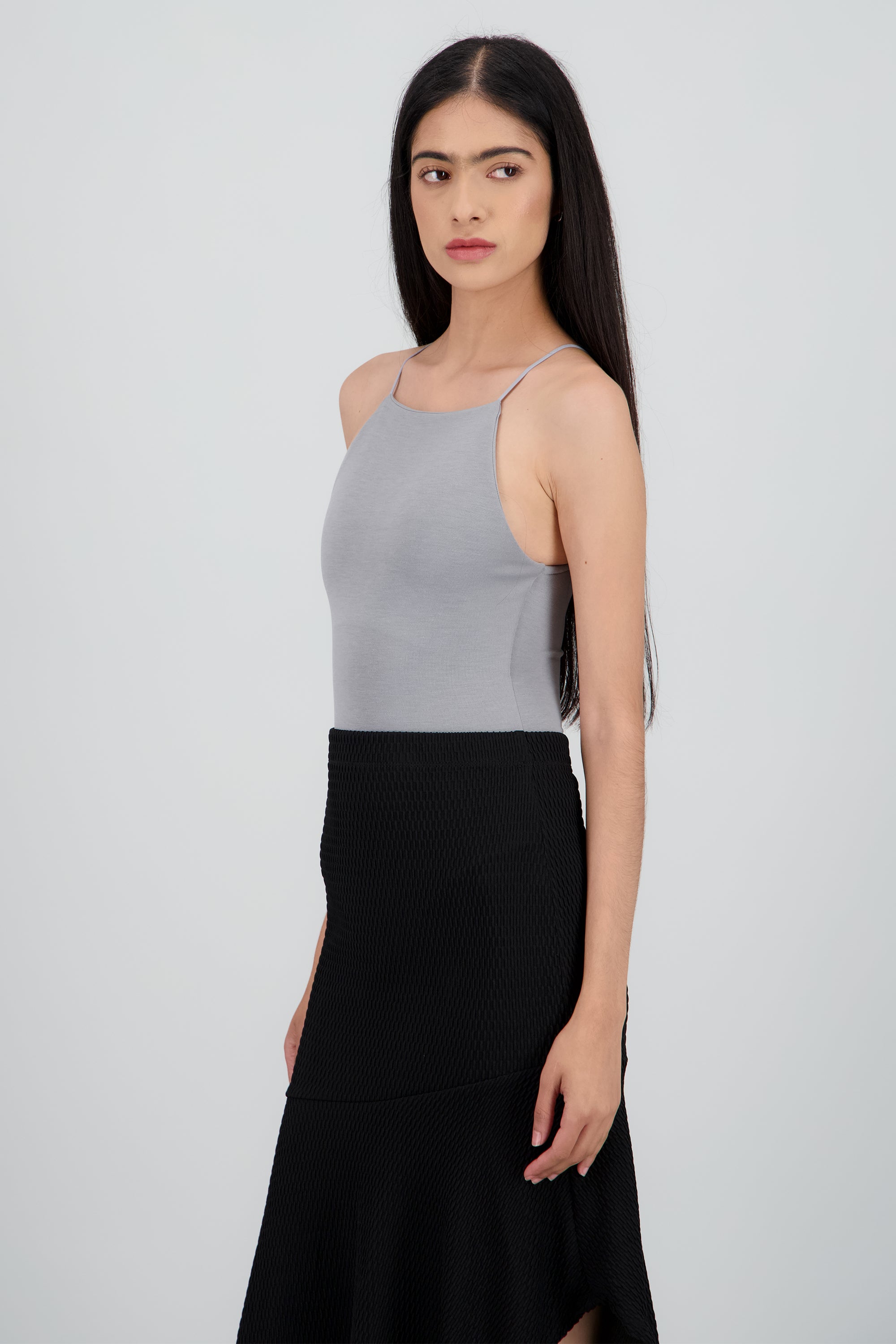 Body halter liso GRIS