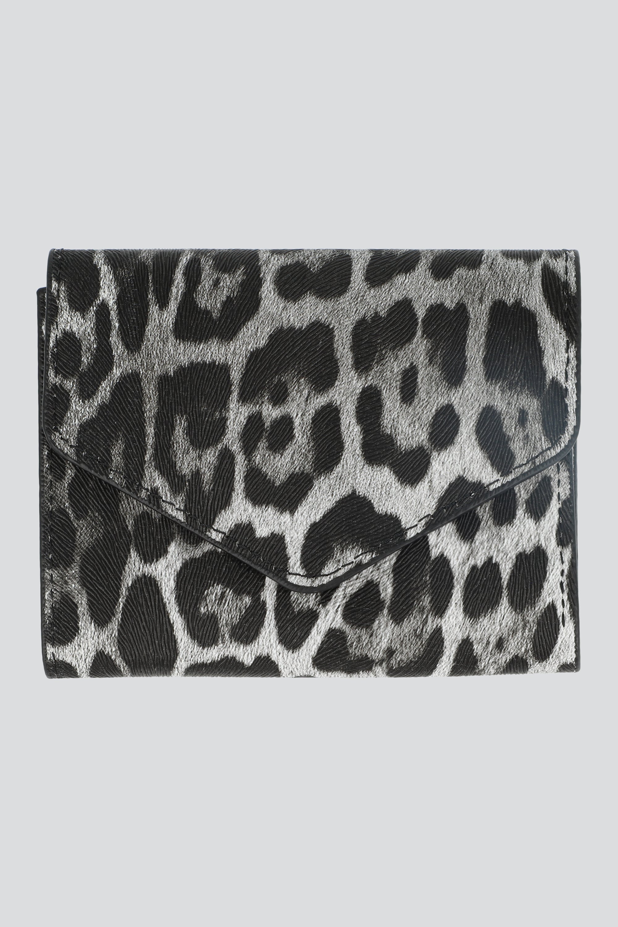 Cartera animal print NEGRO