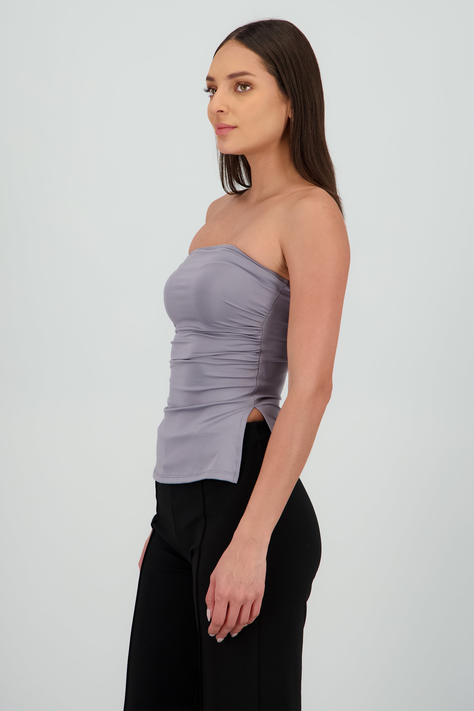 Top tubo GRIS OBSCURO